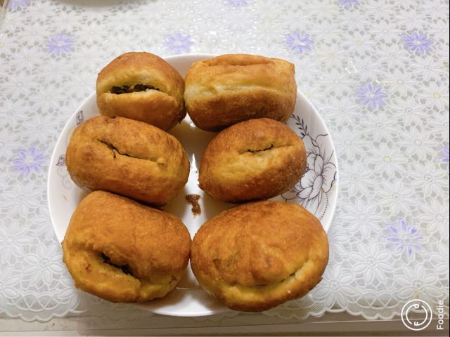 钢棍谢师傅黄金开口笑包子