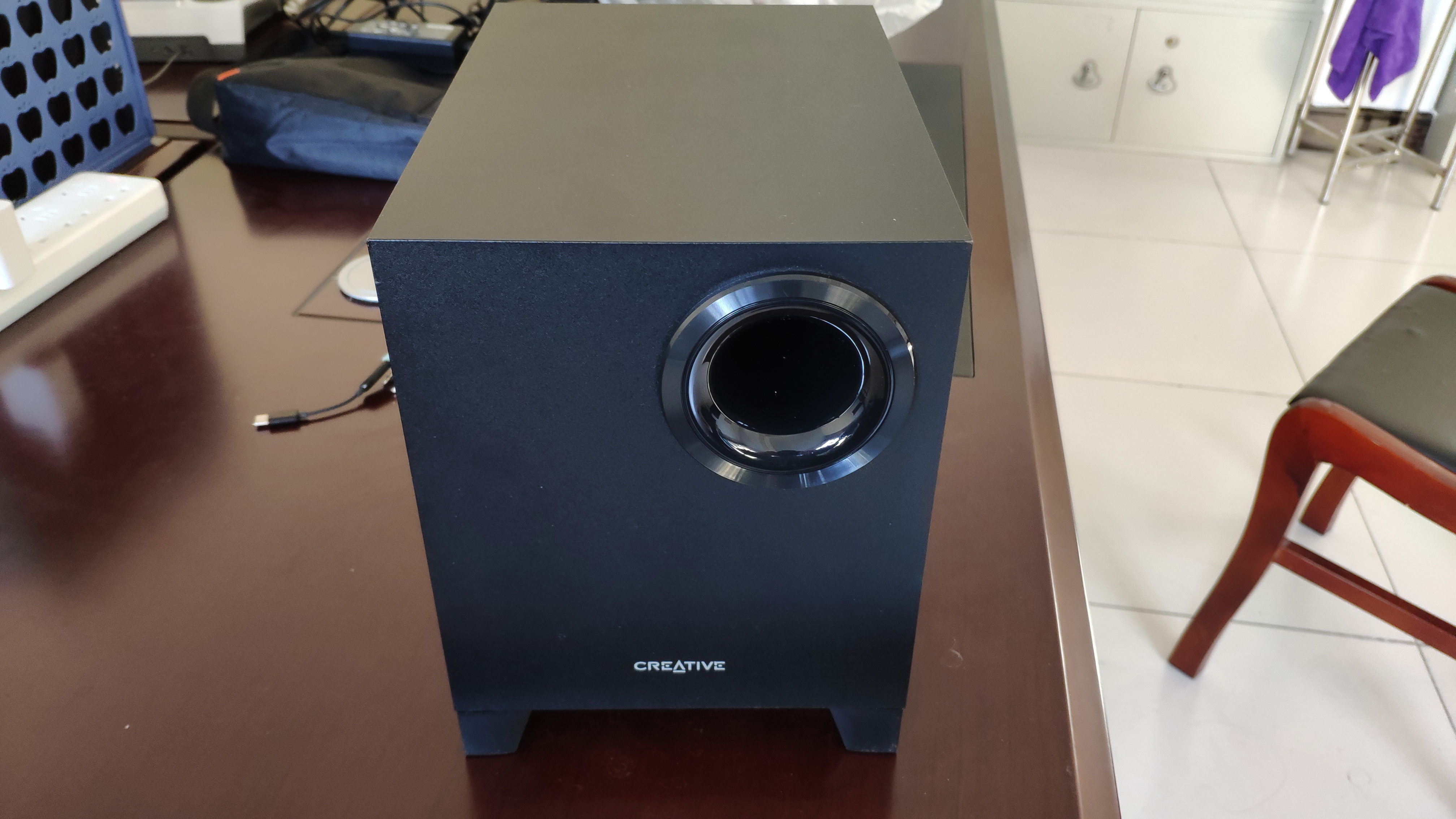 创新51声道音箱t6300简单开箱安装试听作业