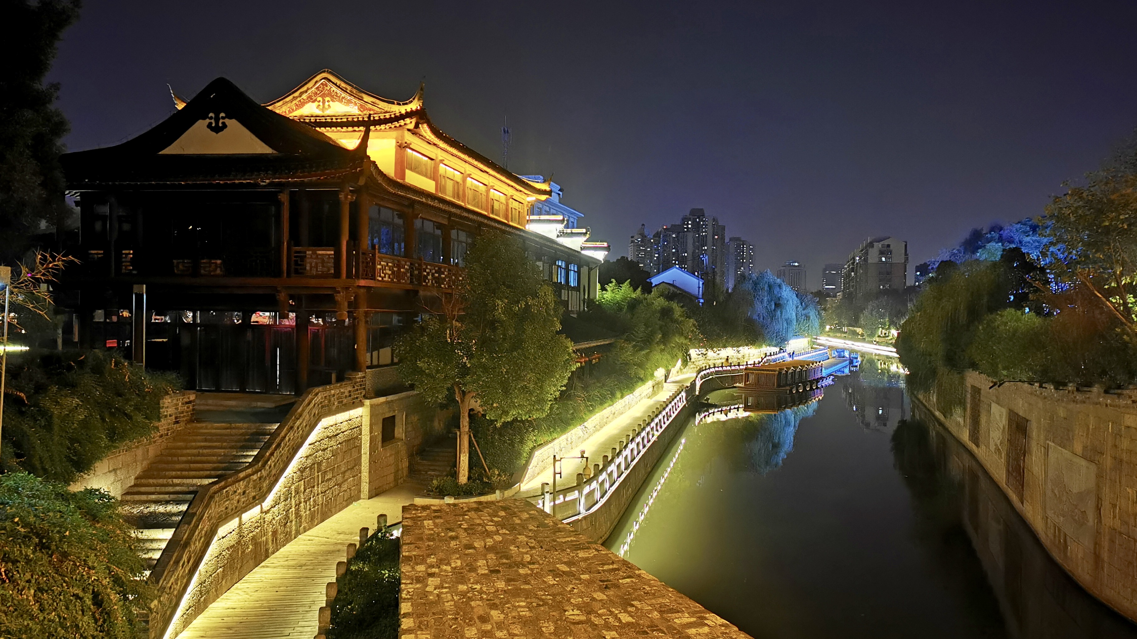 南京夜景图片 真实图片