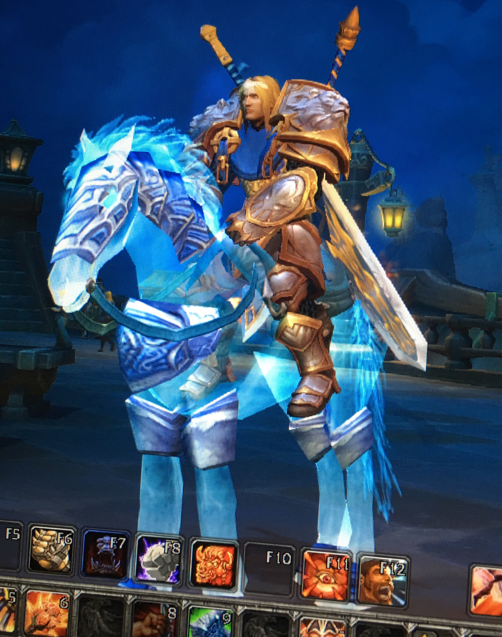 刚改玩联盟,看看这个联盟战士幻化的人如何?