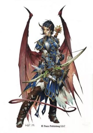 20 ★      12   爱洛提希雅 天性混乱邪恶的守序善良魅魔圣武士 img