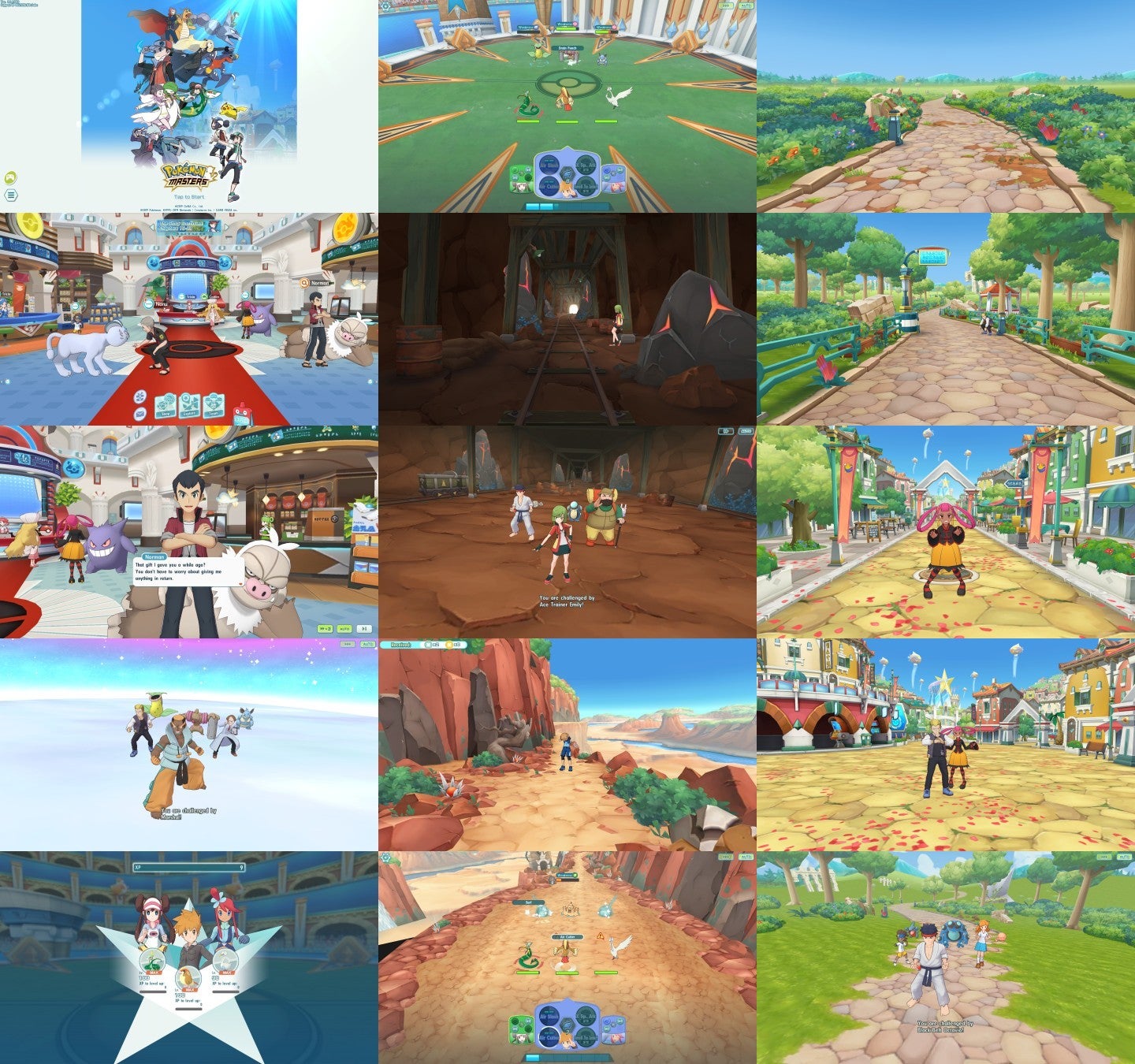 精灵宝可梦系列游戏讨论区 pokemon masters [pokemon masters]各场景