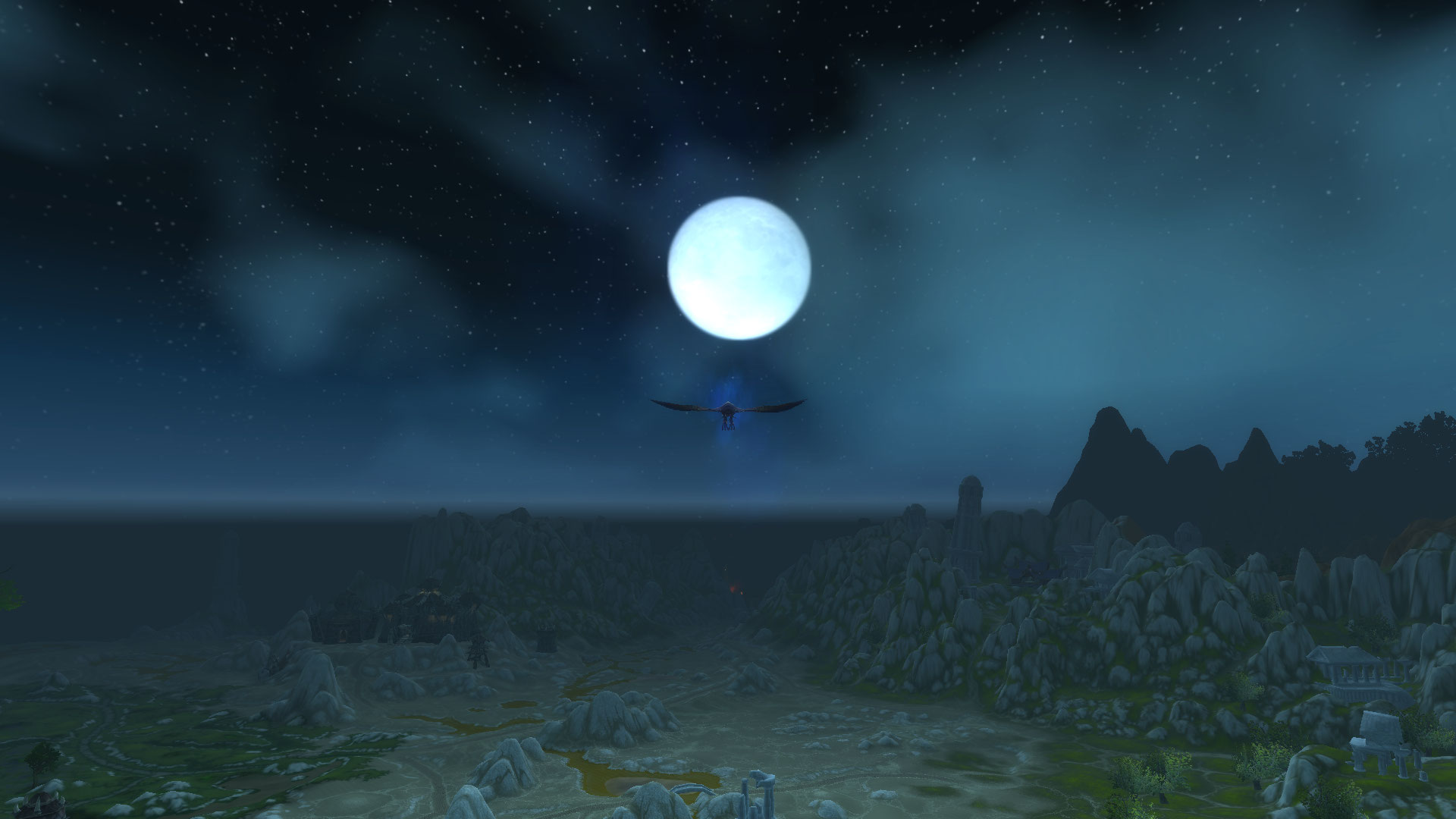 雷霆崖的月色还真不错呀