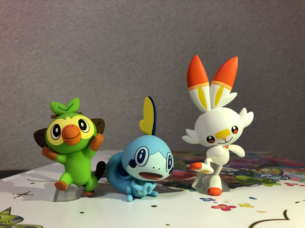 御三家人形特典的御三家实拍