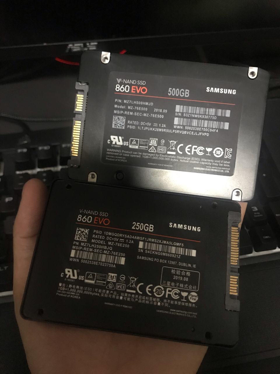 某鱼三星860evo试水