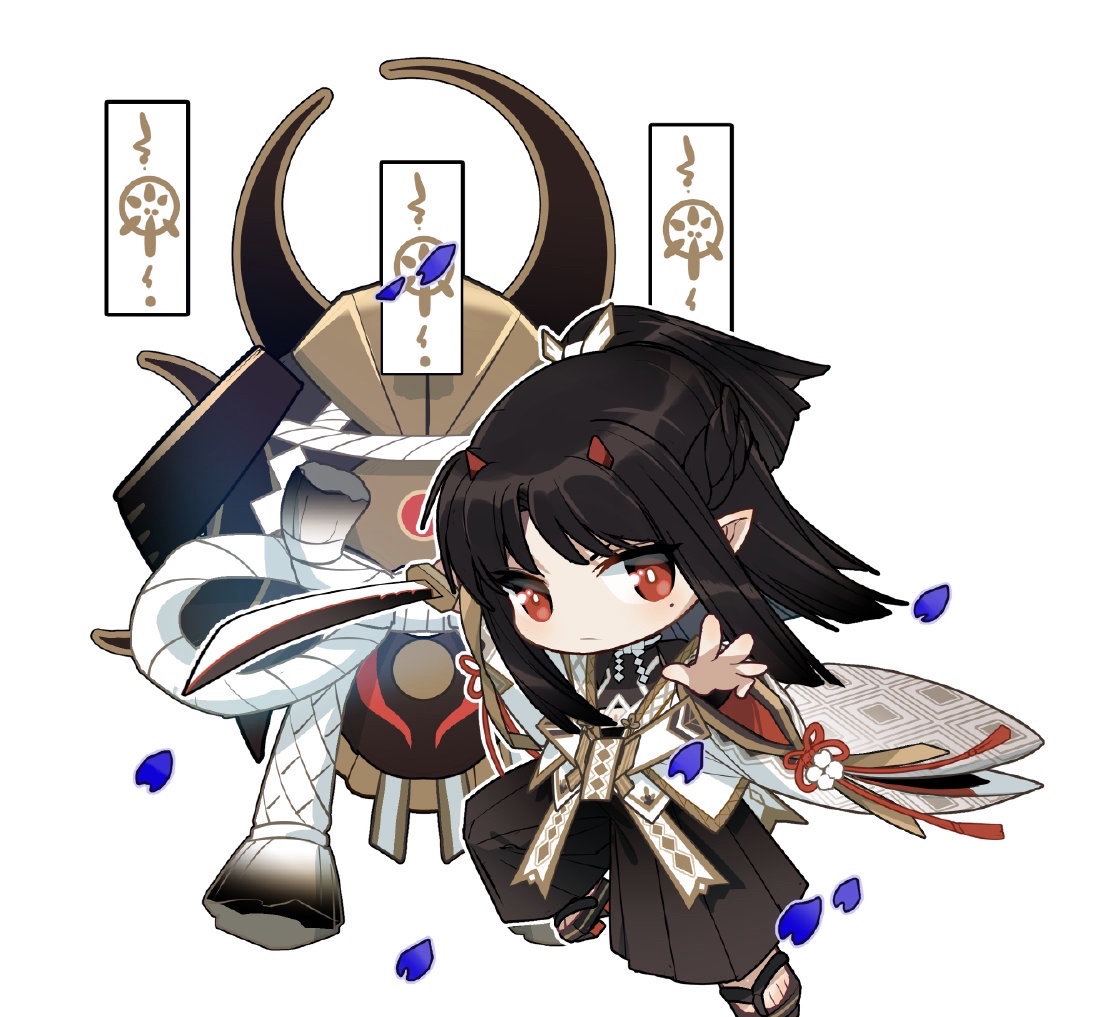 [理性分析] 有一说一 sp鬼切的人设怎么q版 cg 插图都有点不一样