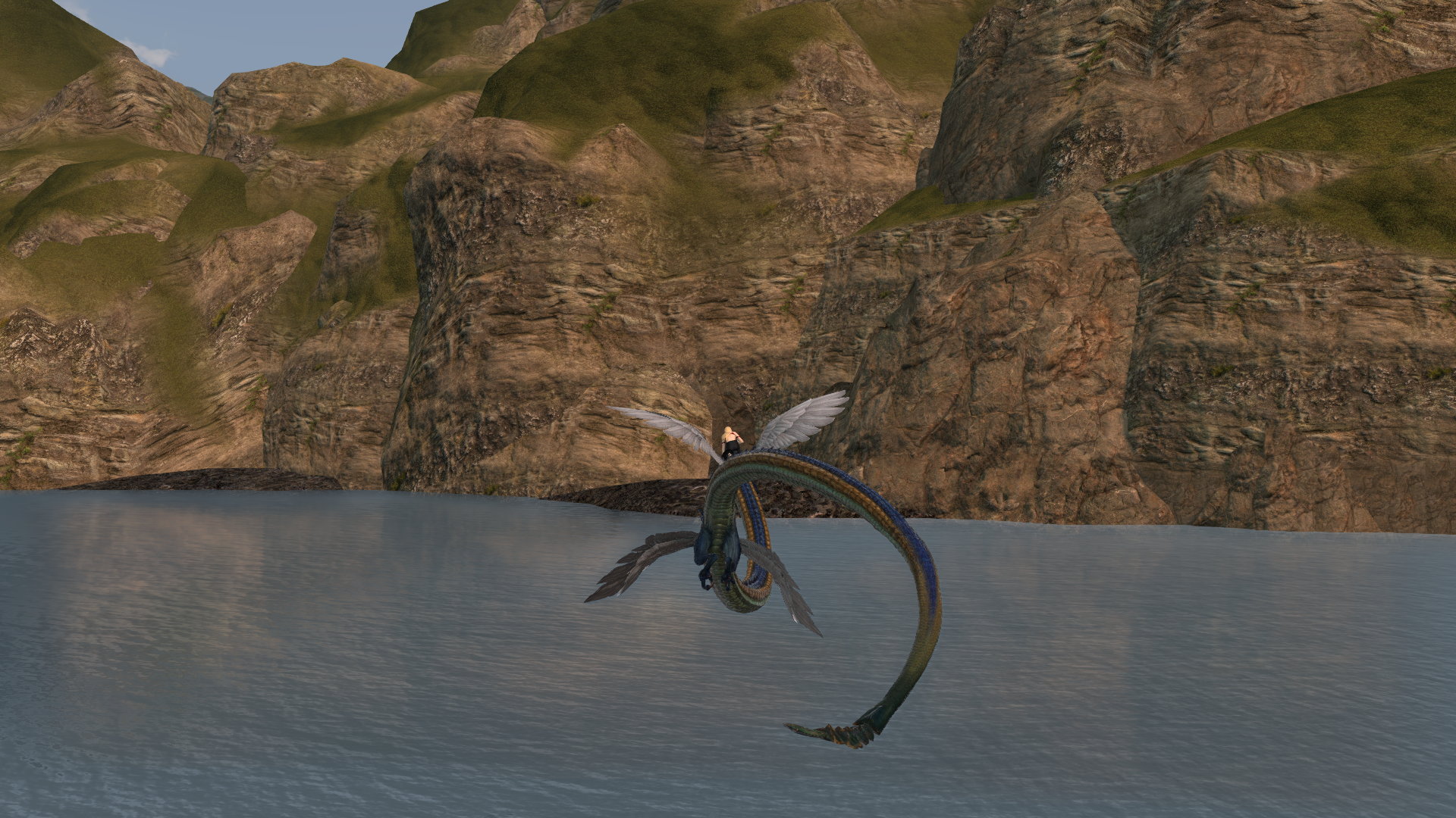 地图bug研究红玉海的神秘内湖