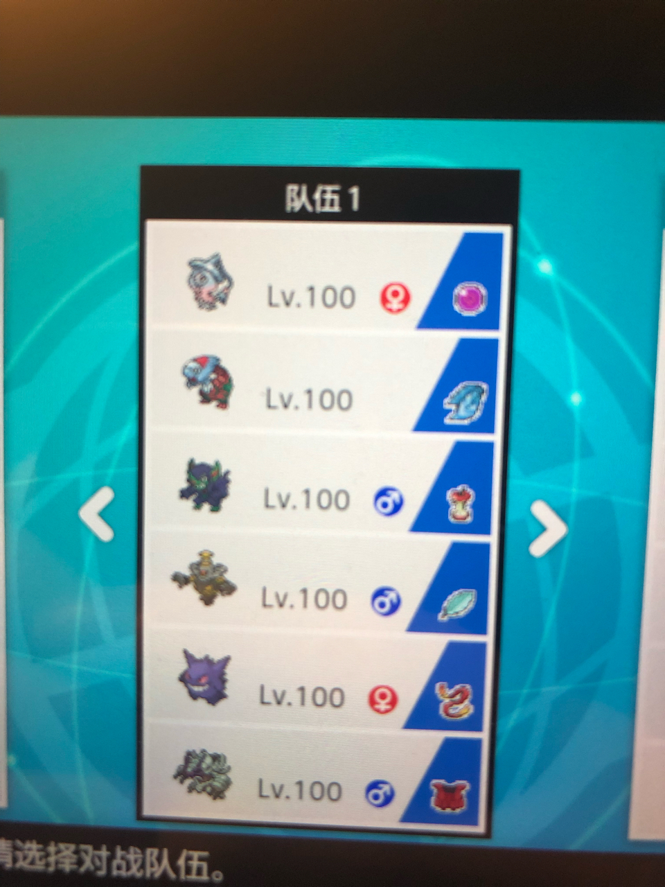 求剑盾对战队伍的建议