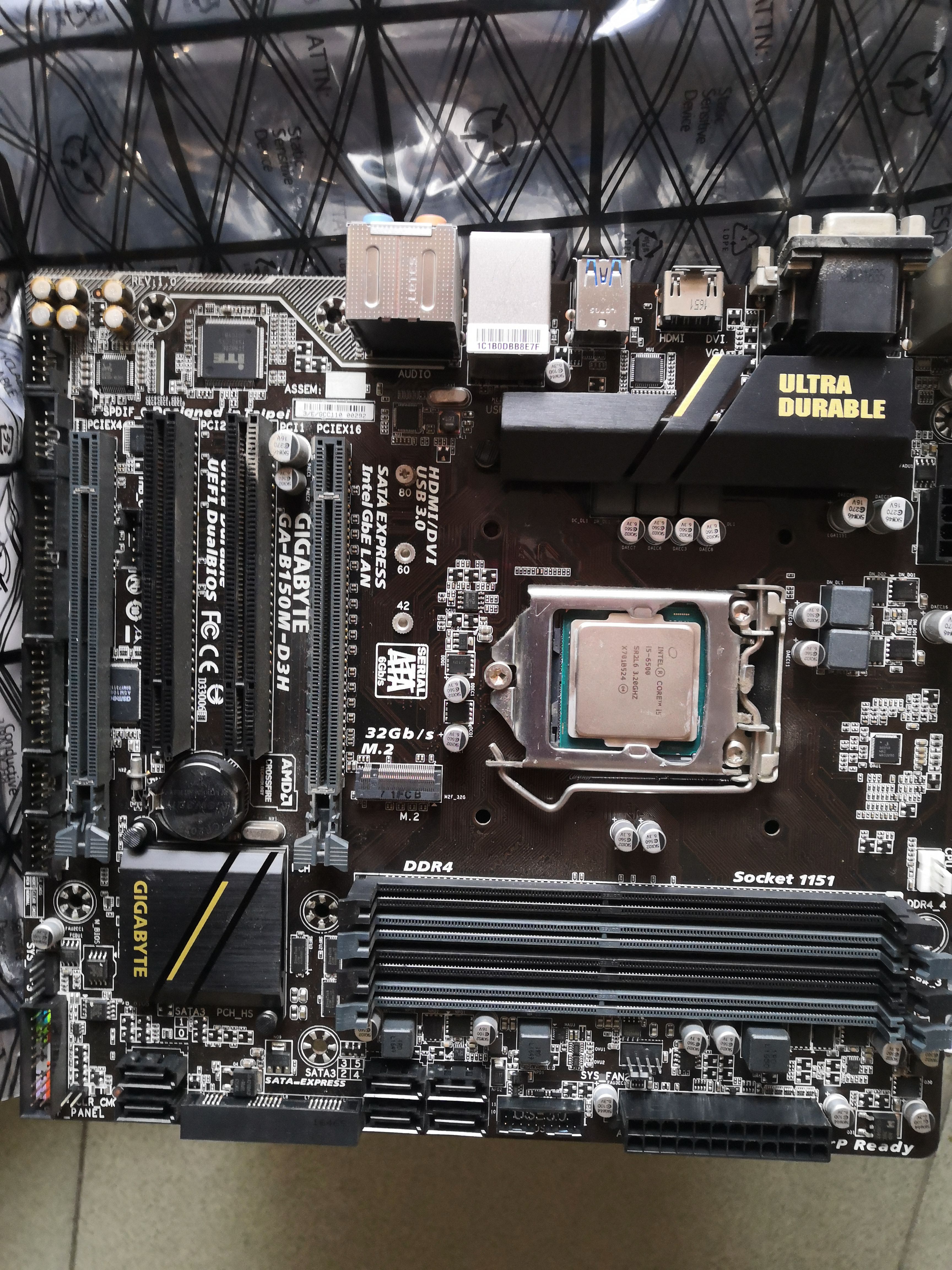 电脑硬件双11折腾完了出个不用的技嘉b150md3h