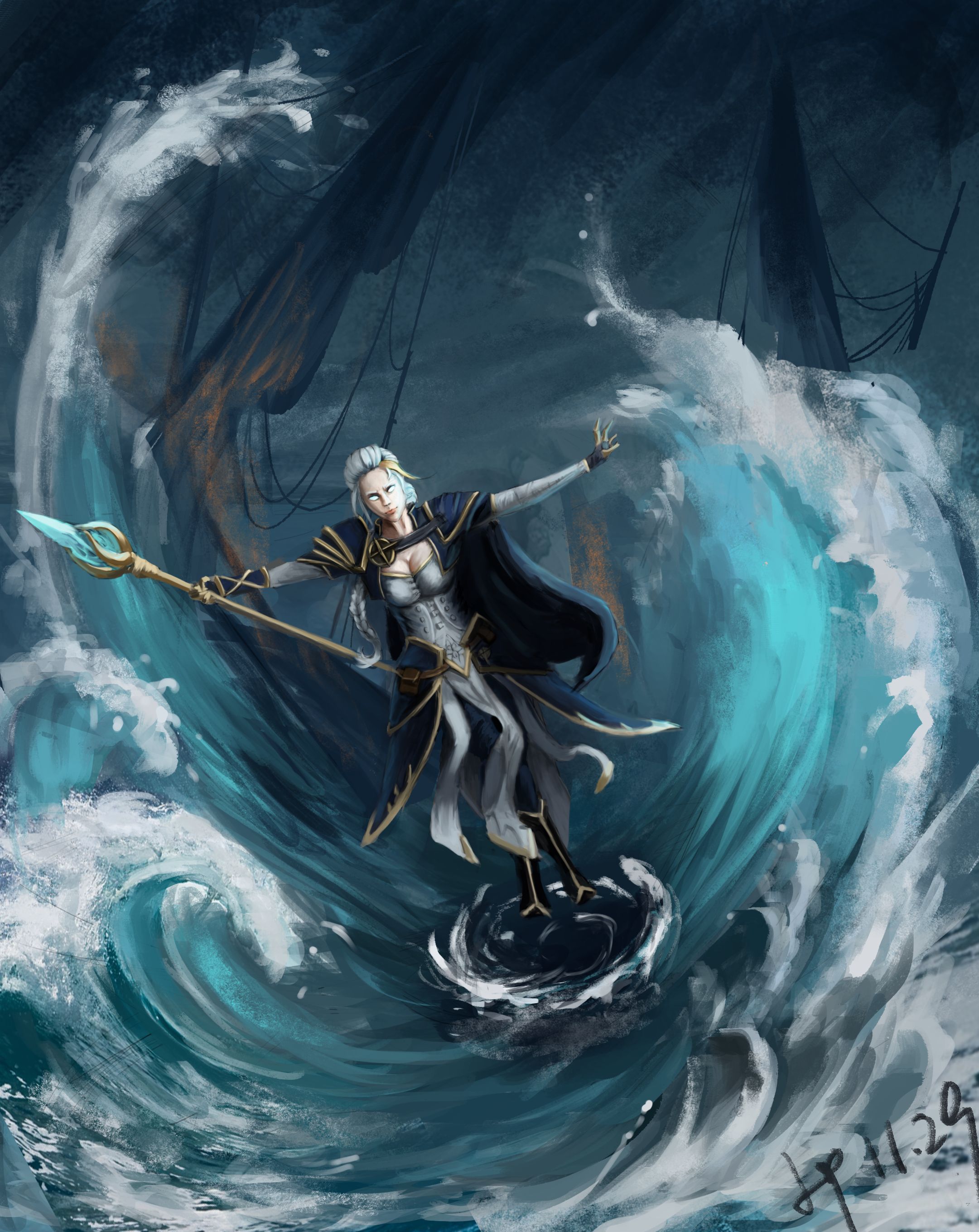 吉安娜,潮汐使者