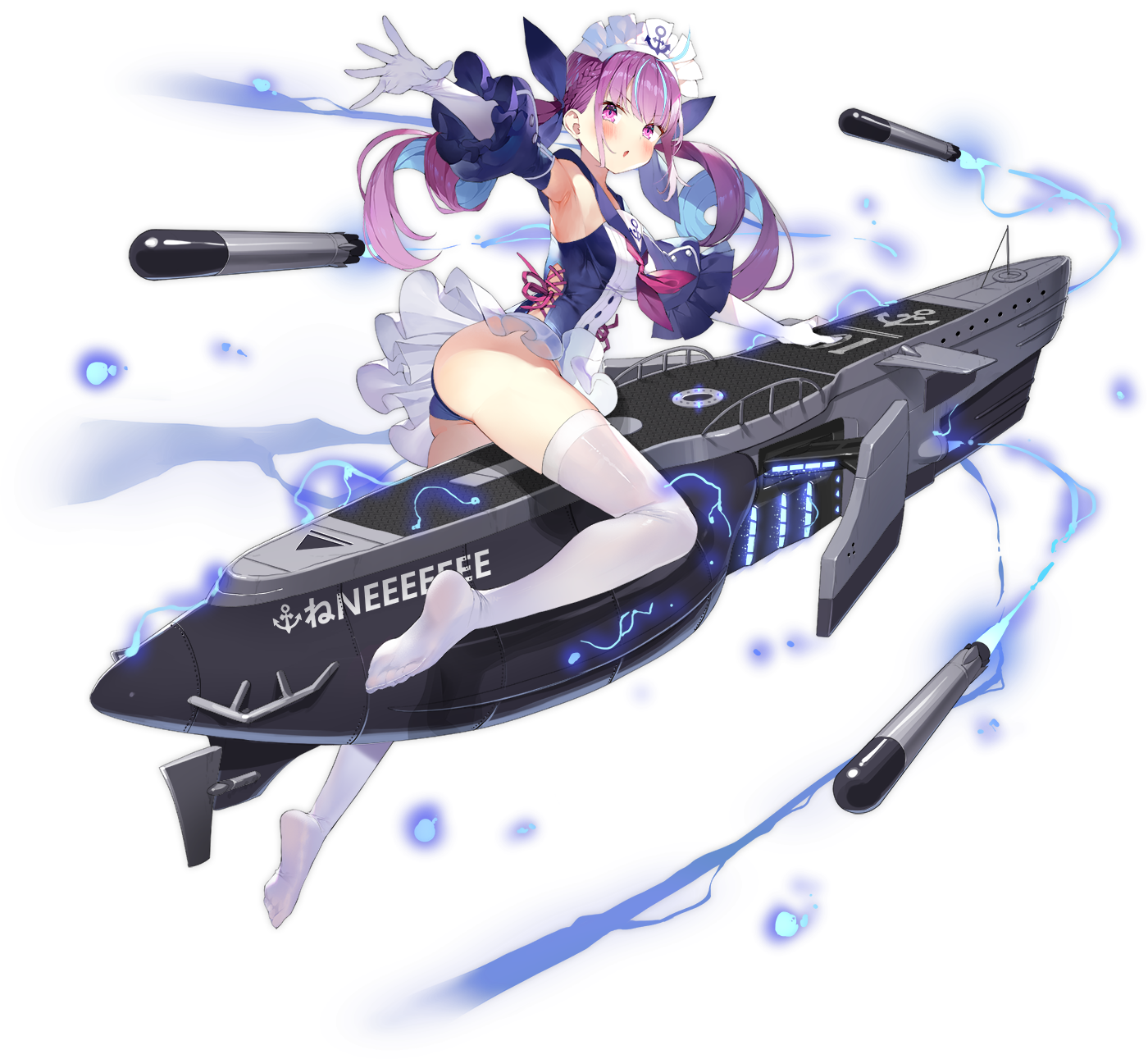 谢谢茄子潜艇妹抖凑阿库娅碧蓝航线同人图搬运近期持续更新