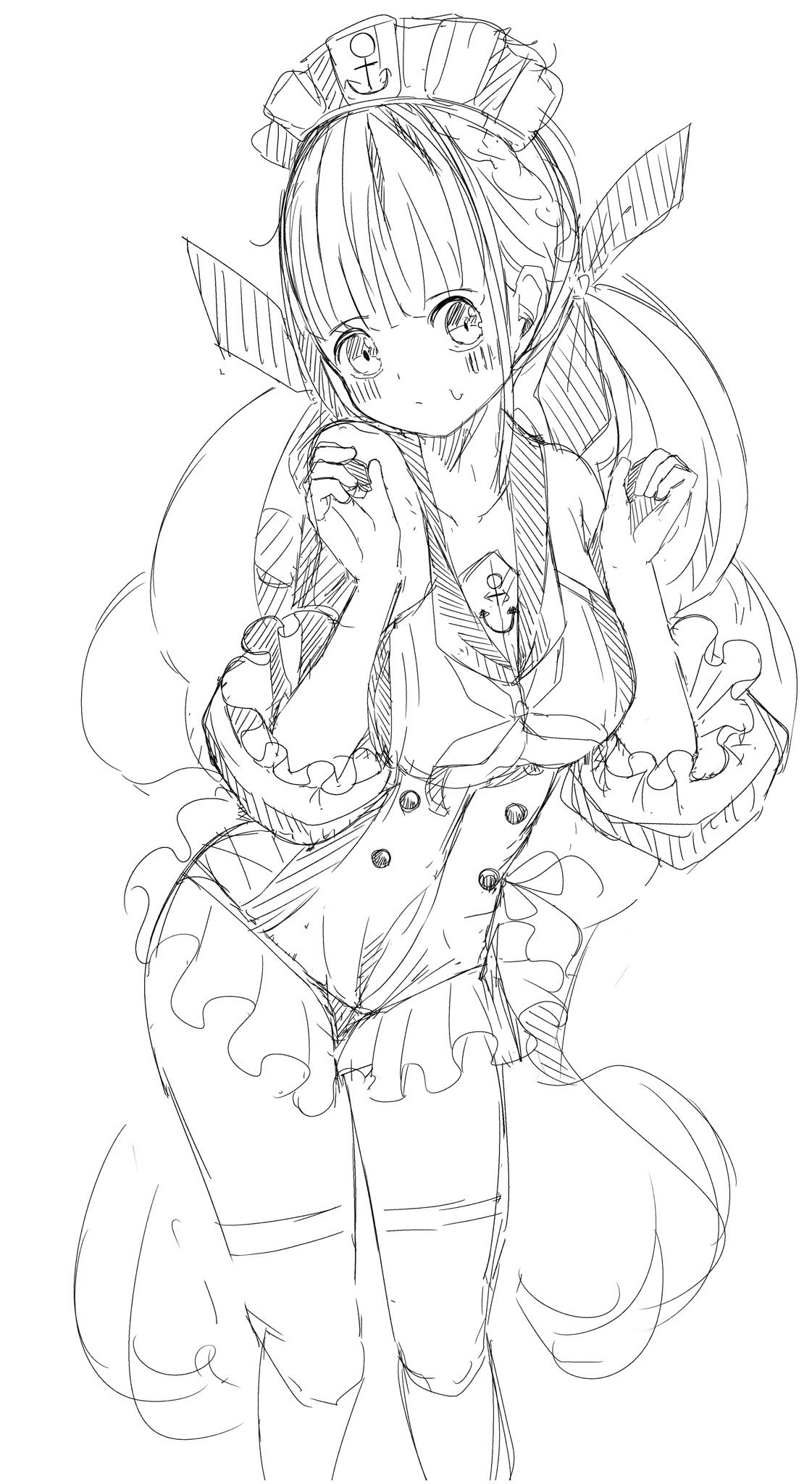 谢谢茄子潜艇妹抖凑阿库娅碧蓝航线同人图搬运近期持续更新