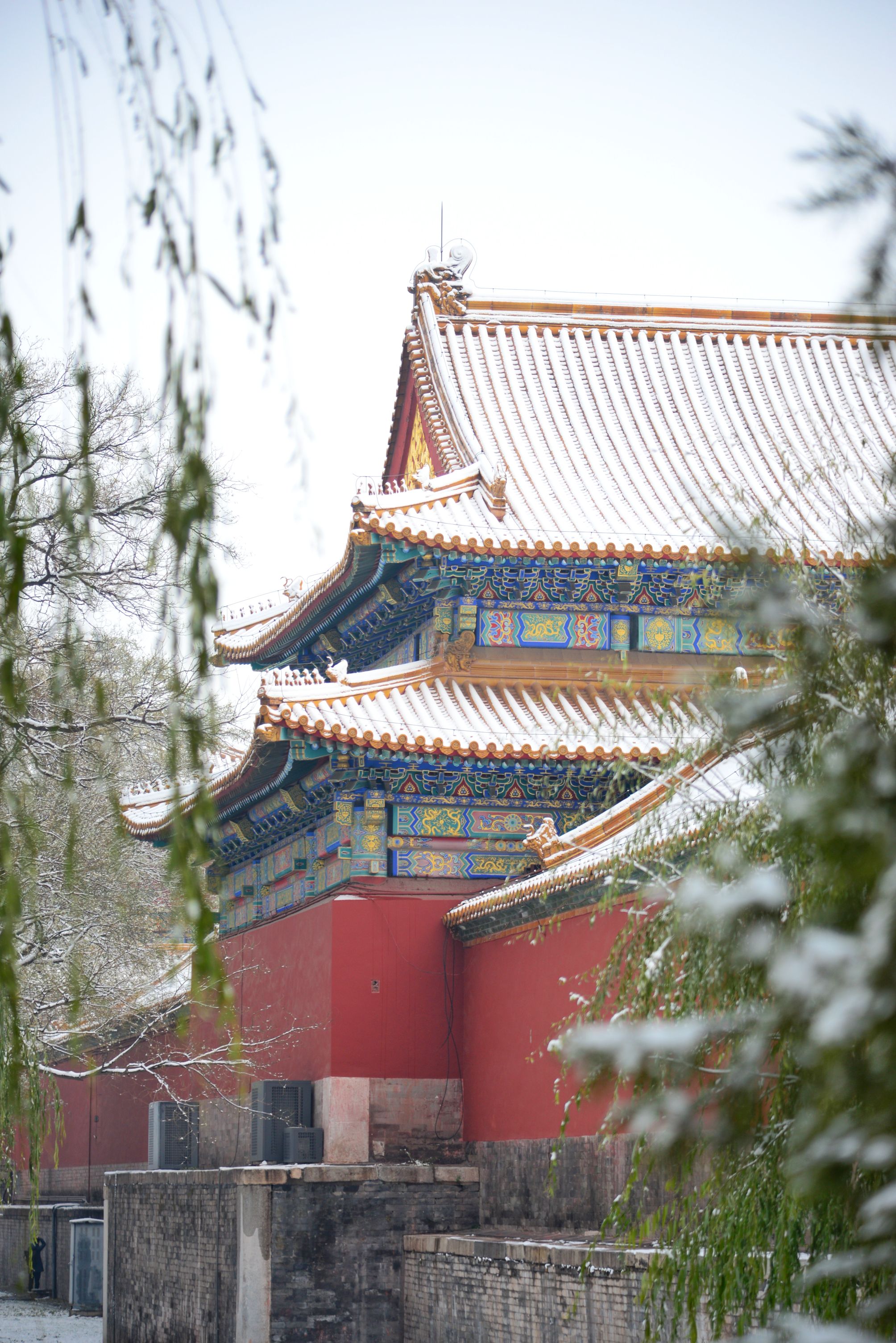 2019年北京第一场雪故宫雪景