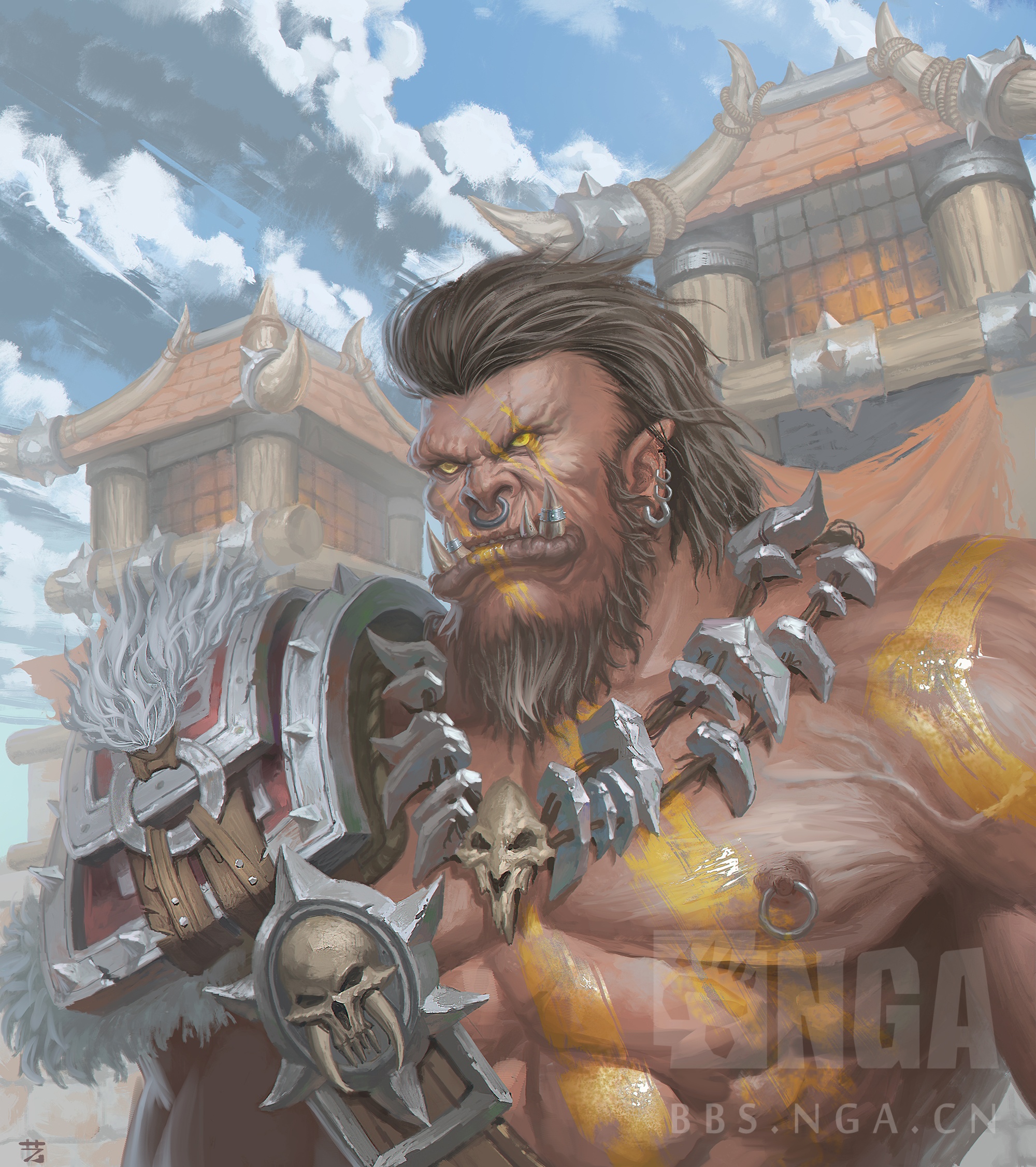 去年画的小兽人儿