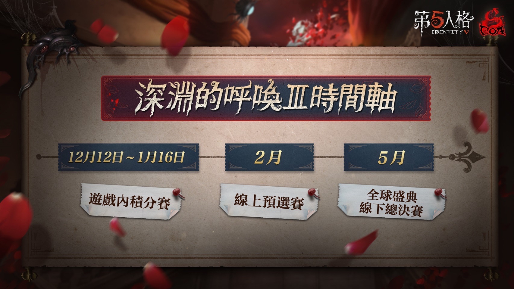 [搬运] 深渊的呼唤3日程预告