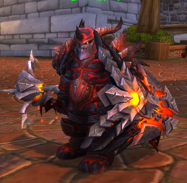 我的妈黑铁矮人防战这身幻化也太帅了吧