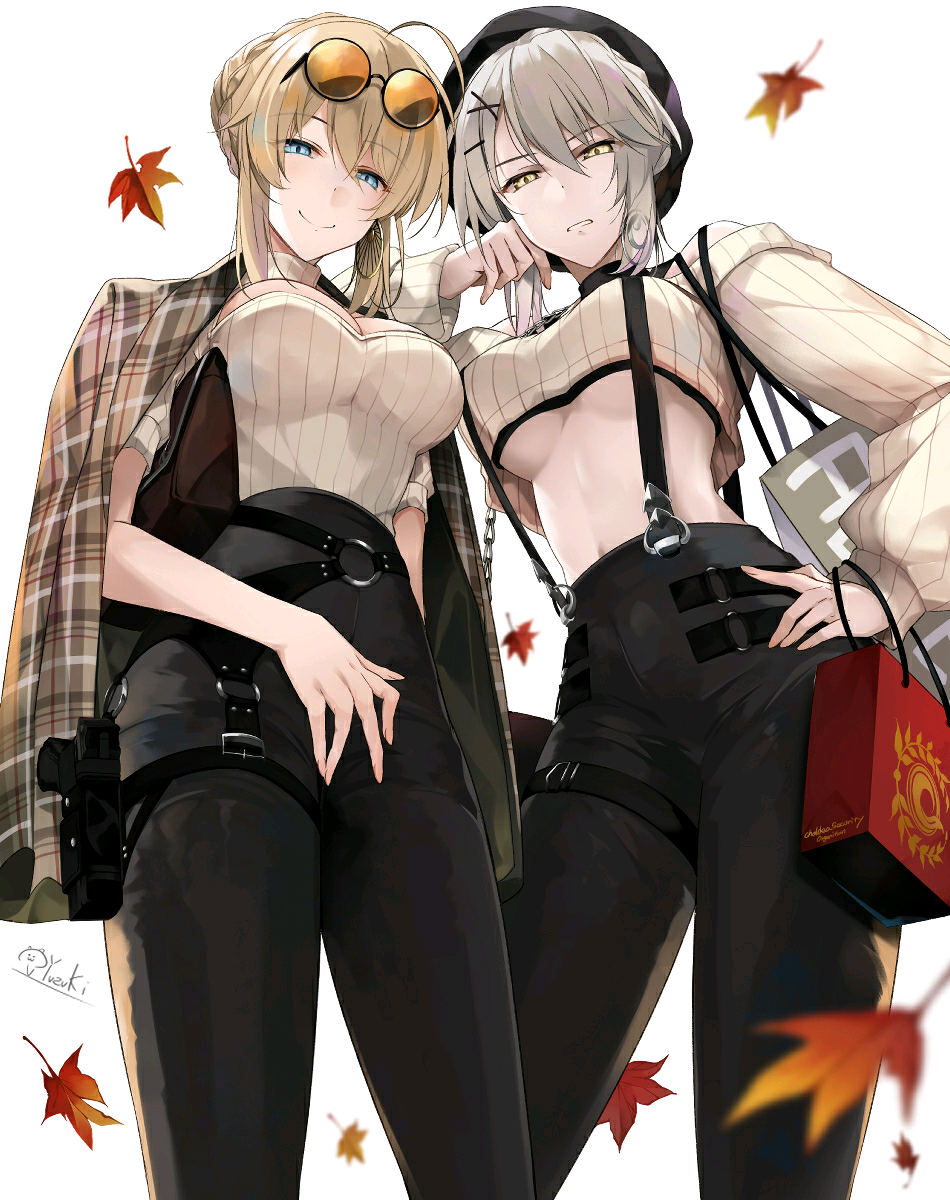 艺术鉴赏美图秀秀黑白枪呆的秋游