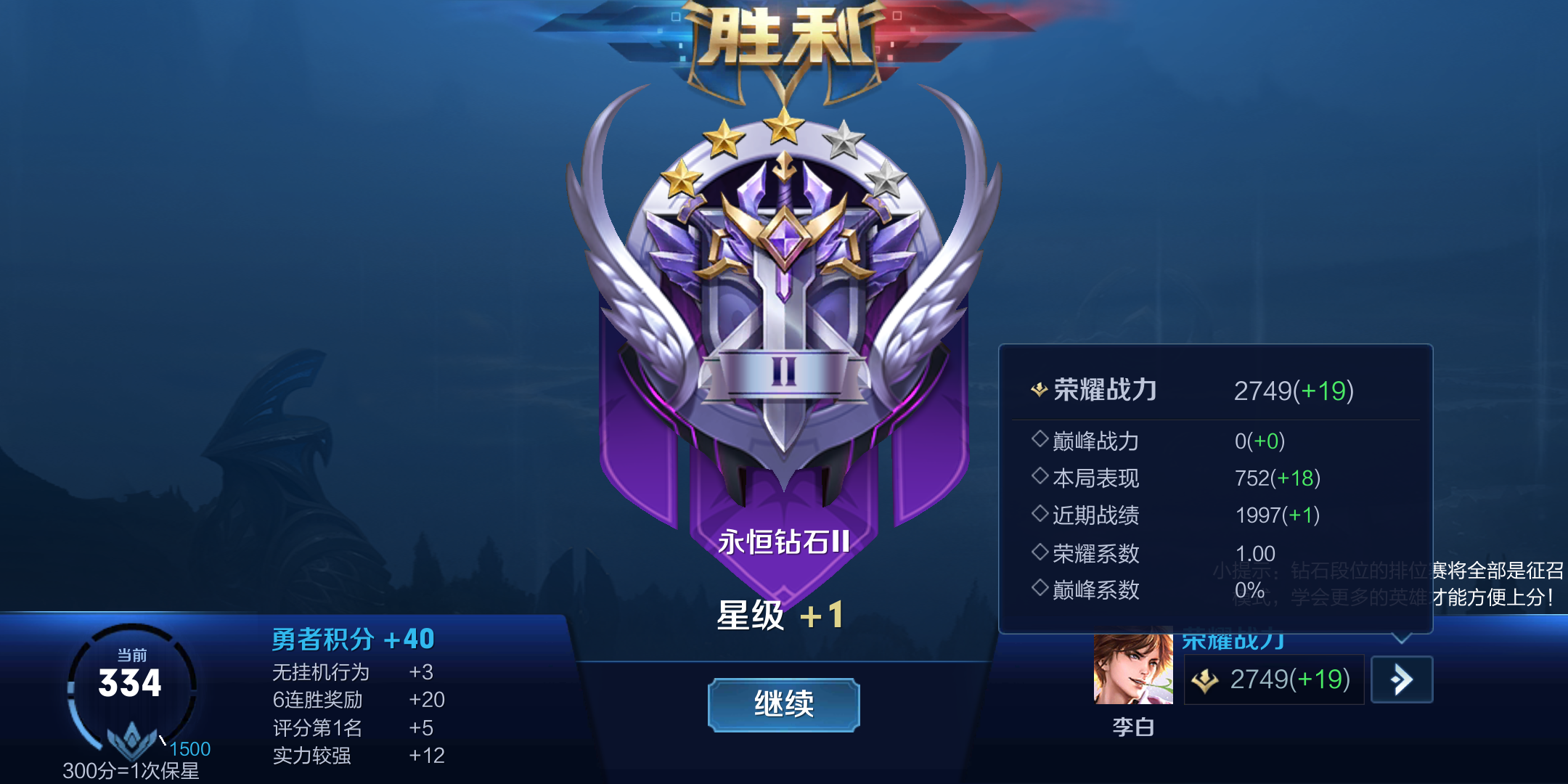 请问荣耀战力组成部分每个段位上限多少?