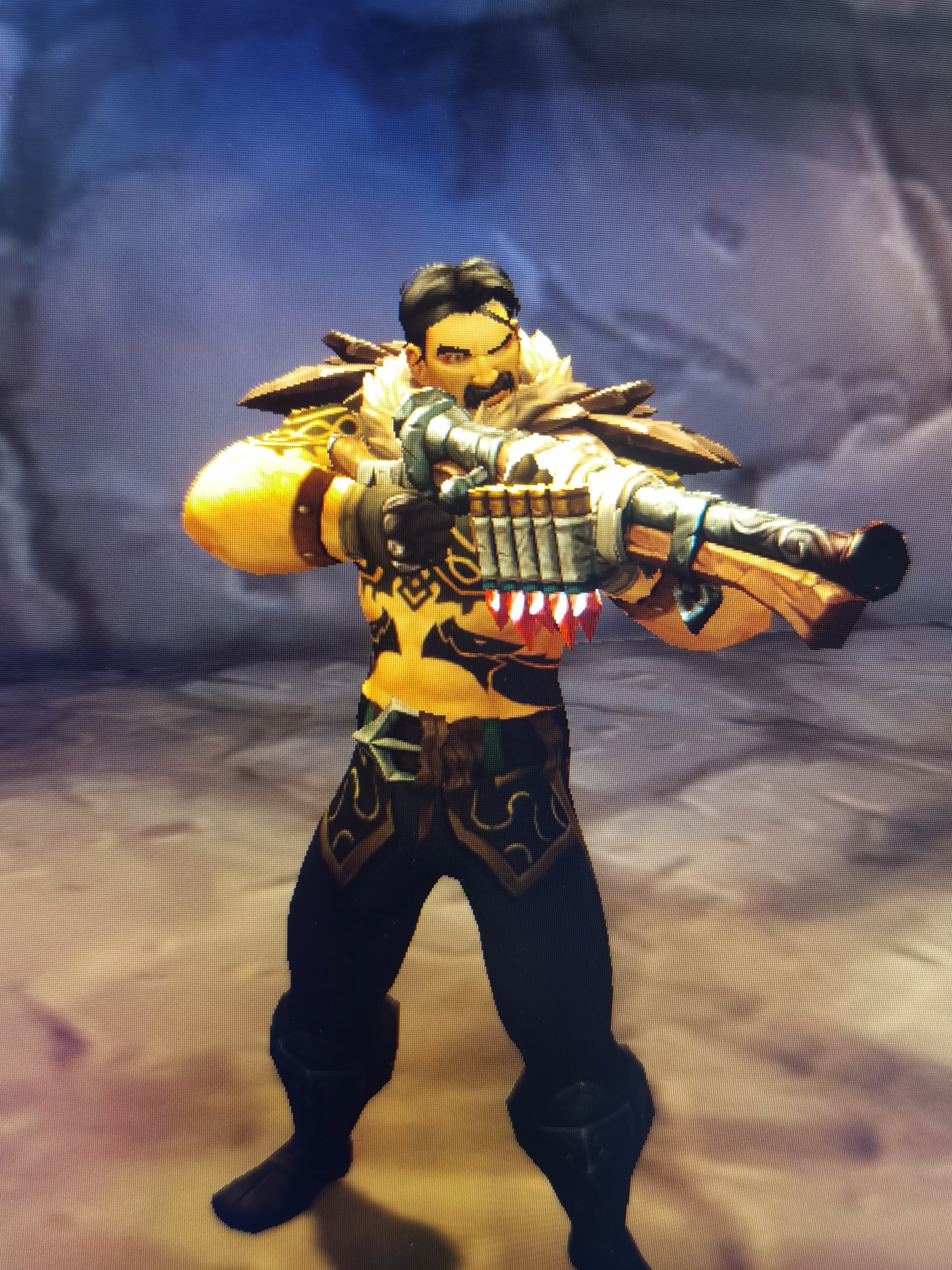 {人类男猎人}纹身配上貂儿,谁能比我骚