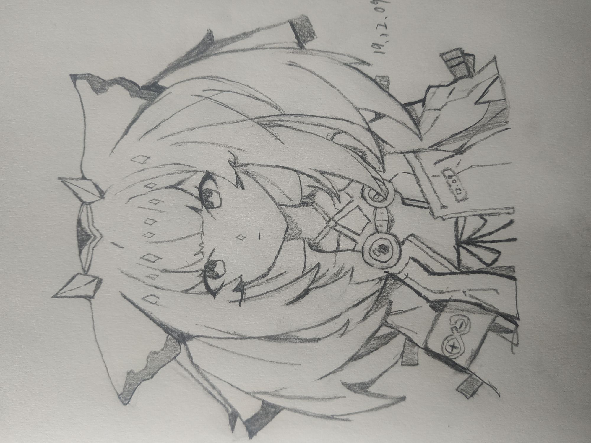 [铅笔绘]画了一张白咕咕自我感觉良好