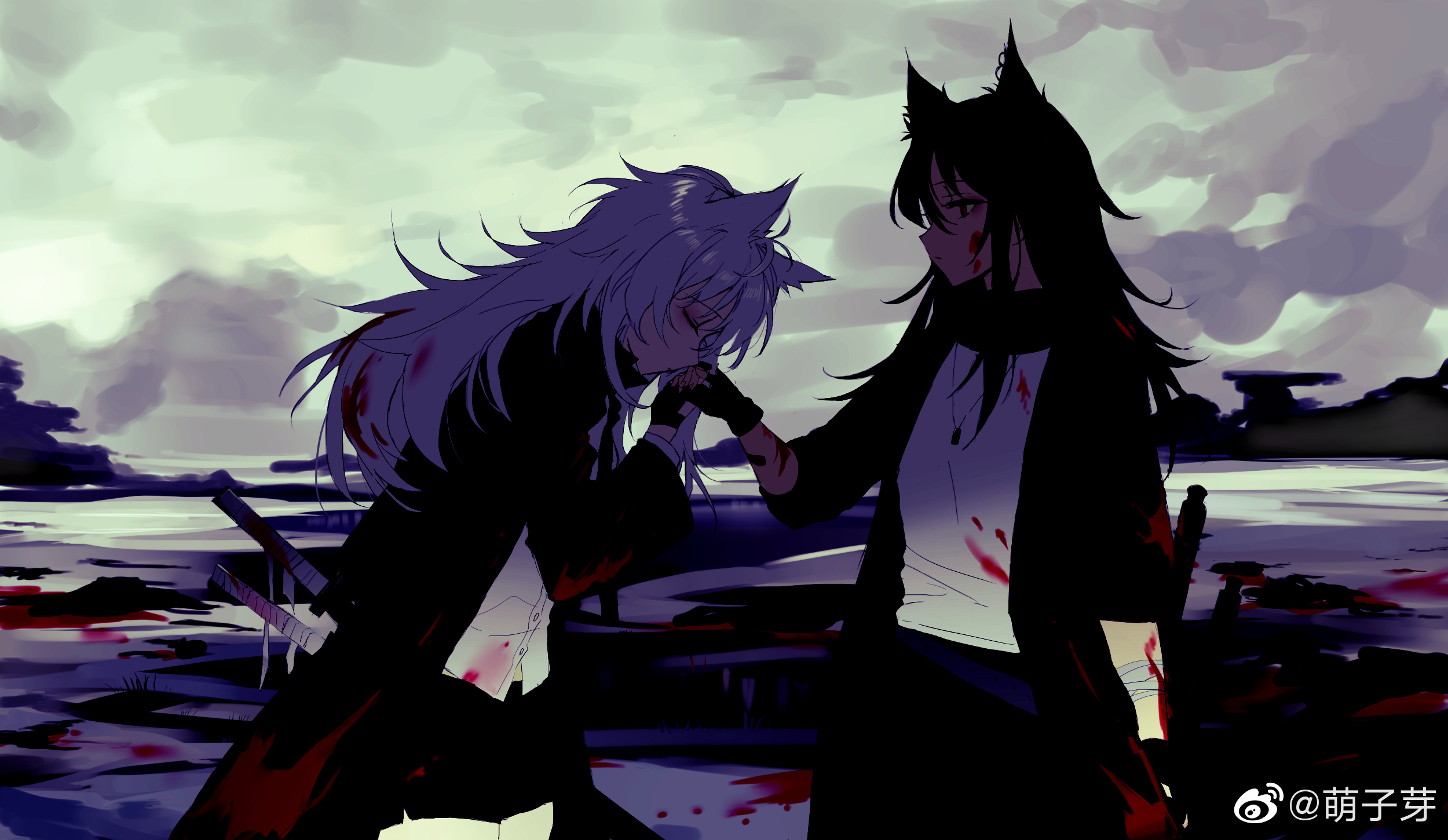 双狼氵抛砖引玉微博看到的cp图