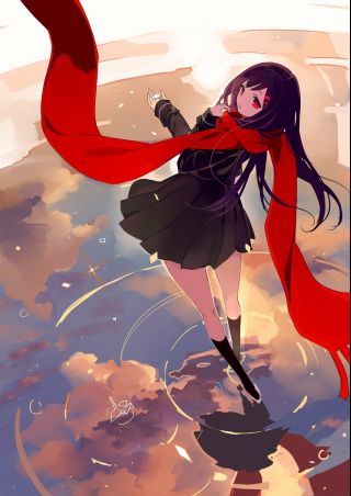 老哥们见识广求点四宫辉夜这种黑红系配色的美少女