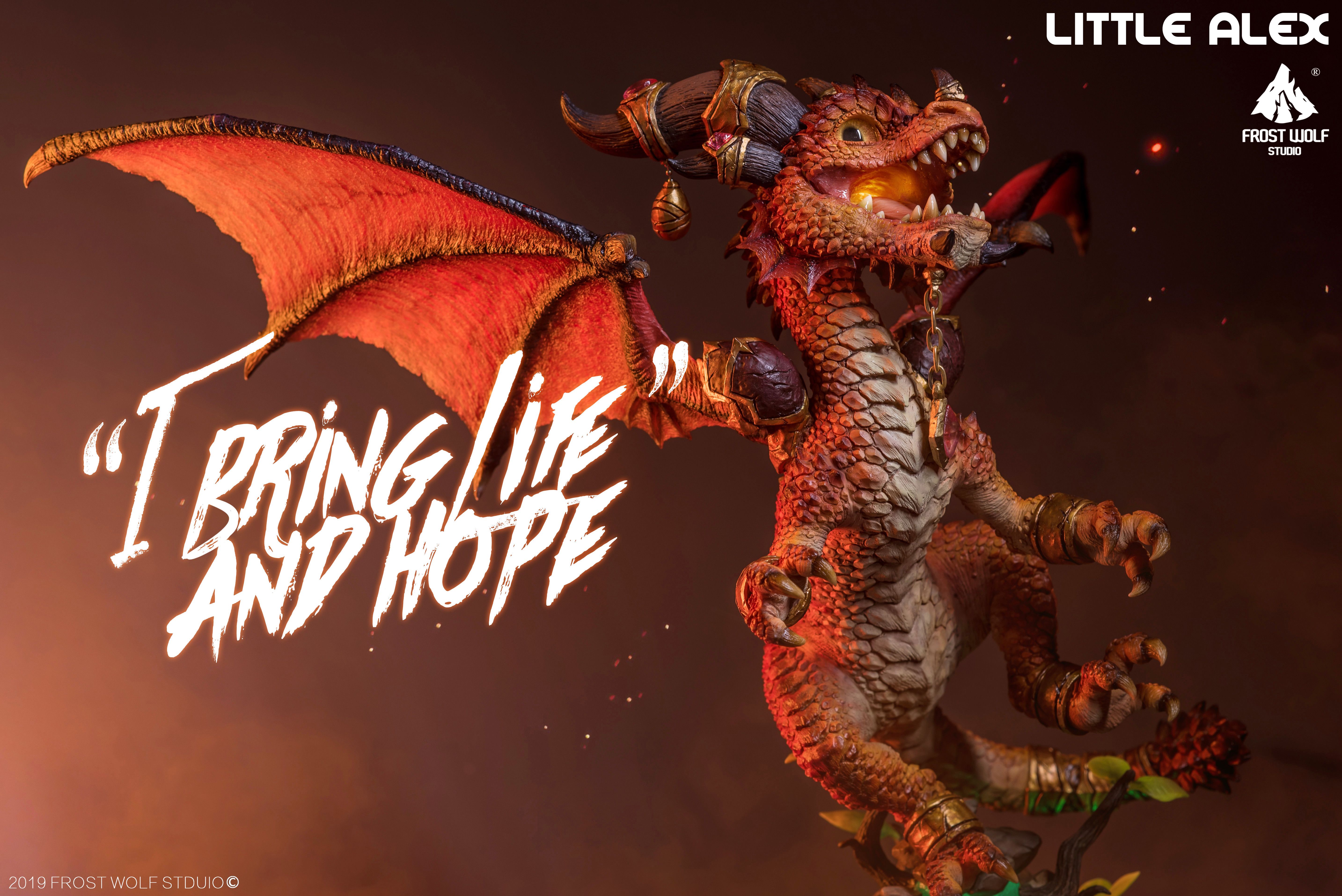 同人作品霜狼工作室的红龙女王阿莱克斯塔萨来了