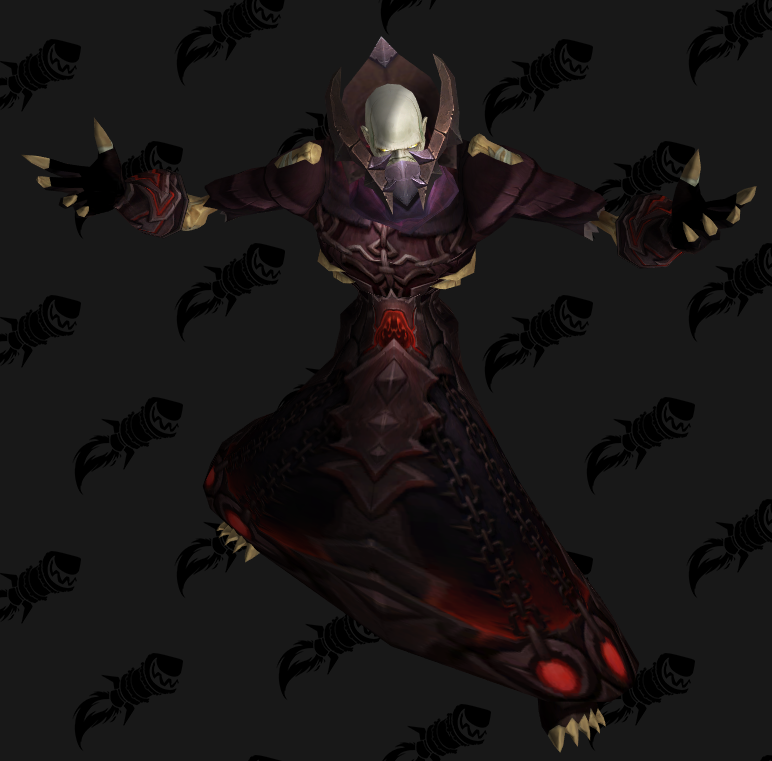 只爱幻化41女德莱尼布甲幻化高贵美丽又恐怖莉莉丝神降