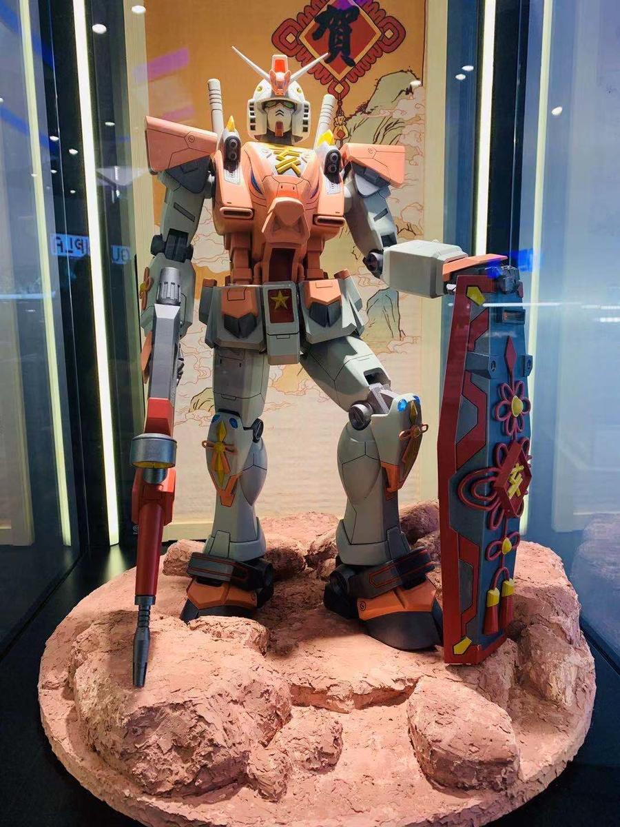 万代megasize大概生肖猪高达高达基地上海