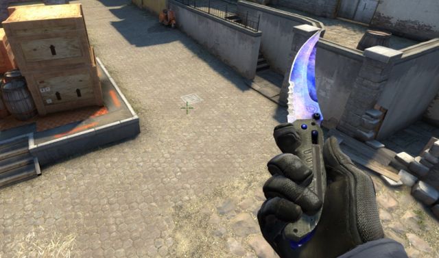 [饰品讨论]多普勒p4星空折叠刀什么模板比较好?价位大概多少?