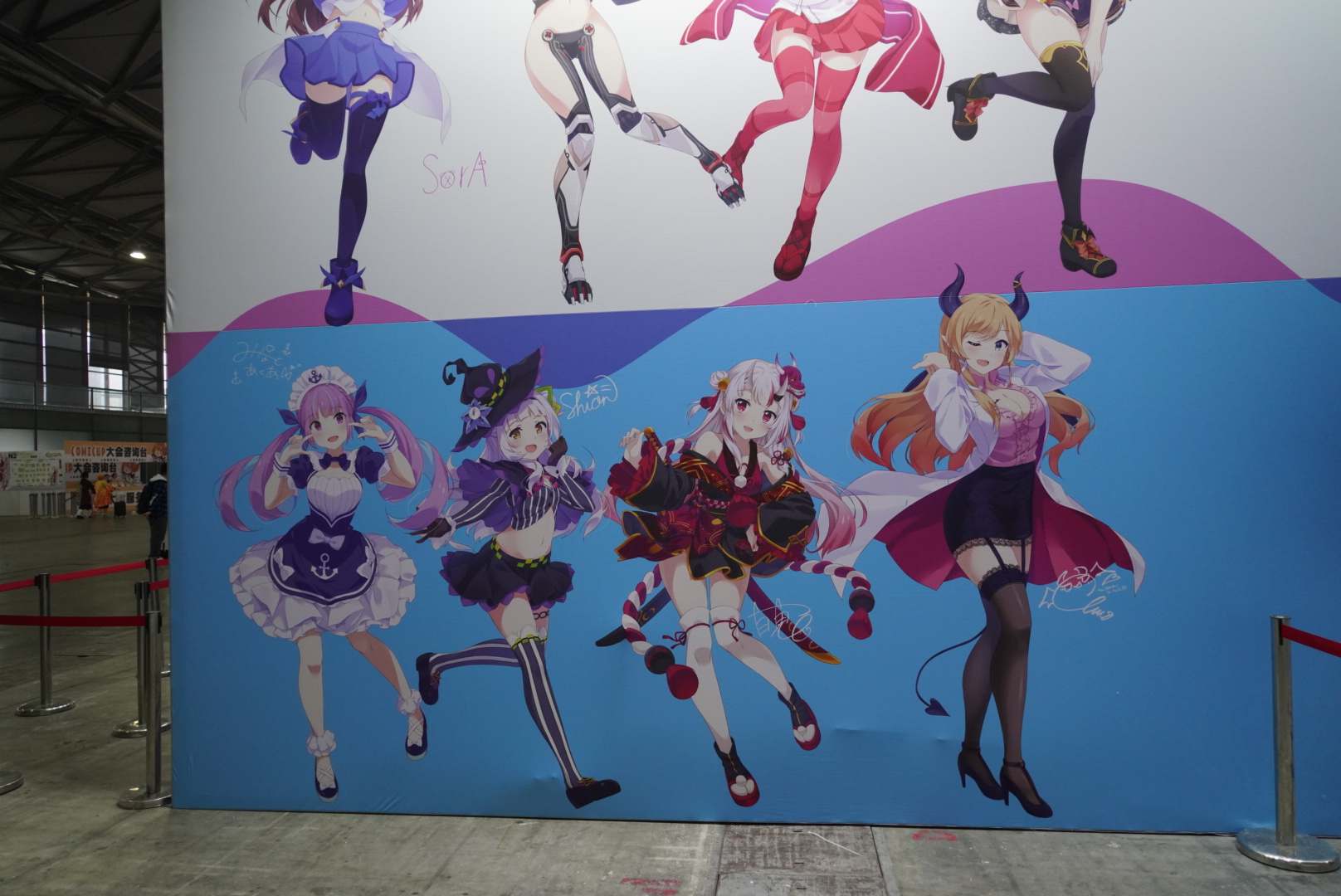 cp25hololive展台图片若干内有猫咪照片x