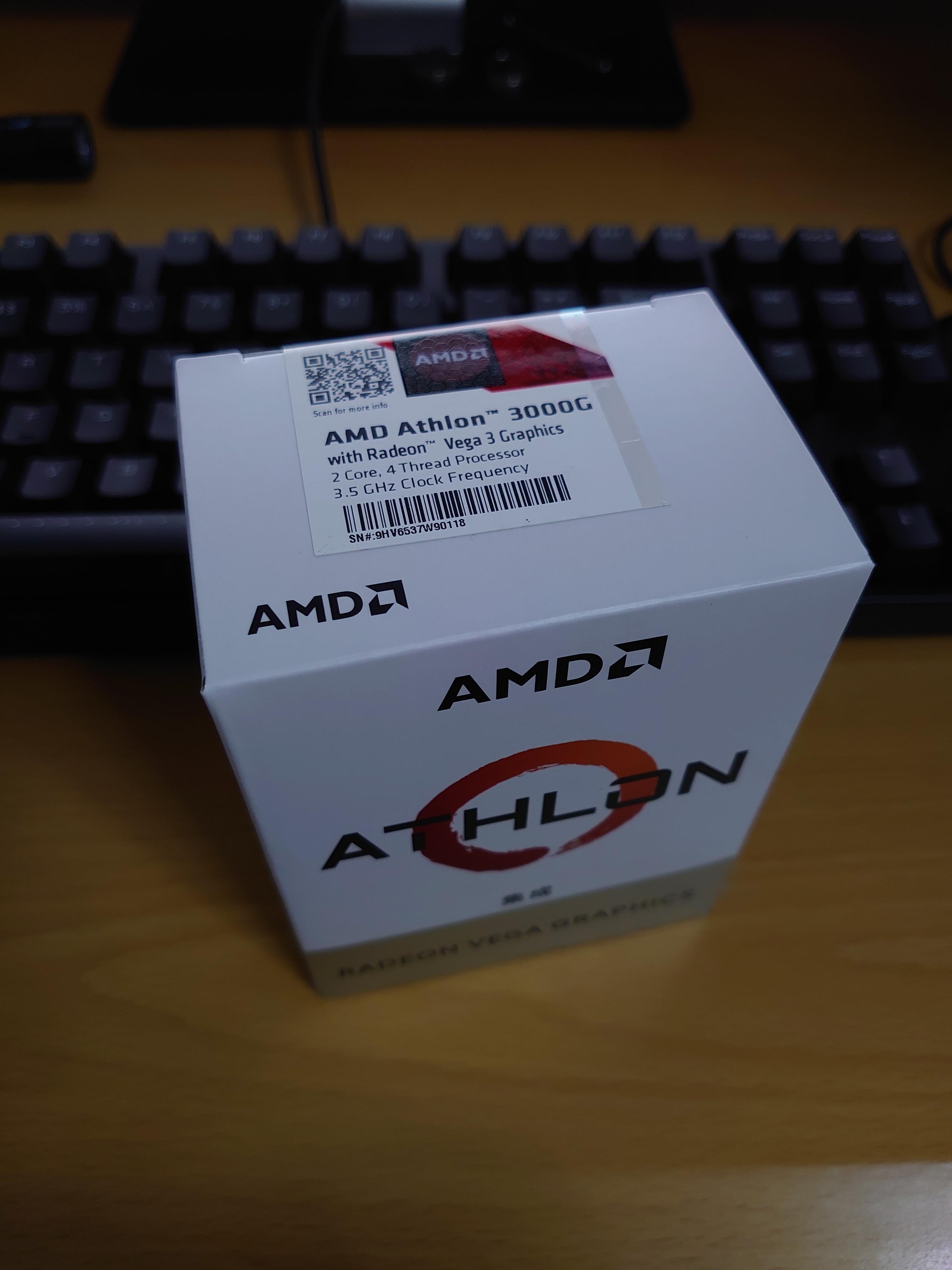 速龙3000g搭配微星b450mprom2max上机