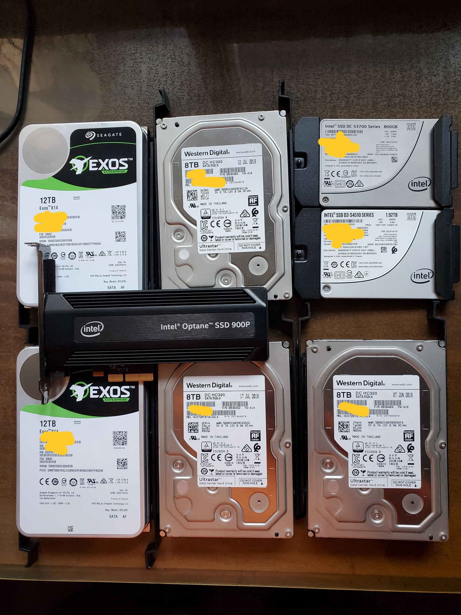 今年最后一次开箱希捷exos 7e8hhd硬盘