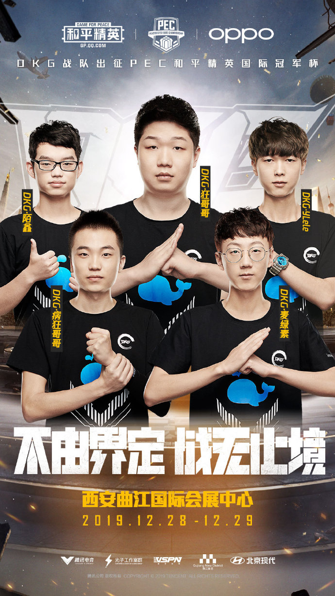 2019pec和平精英国际冠军杯战队巡礼中国队篇横枪策马dkg