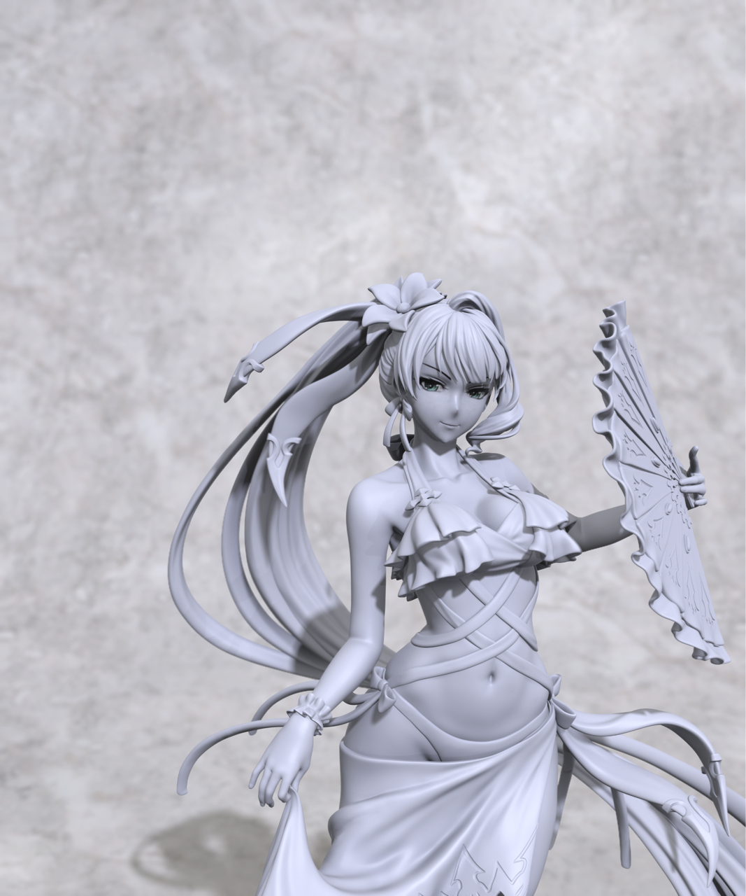 我游大佬自制水扇手办模型(新)