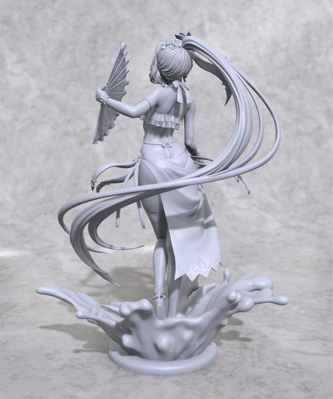 我游大佬自制水扇手办模型(新)