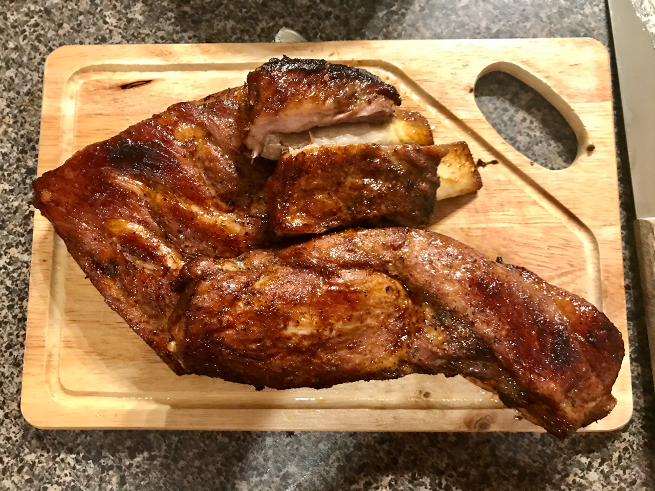 烤肋排放开我我要啃肉