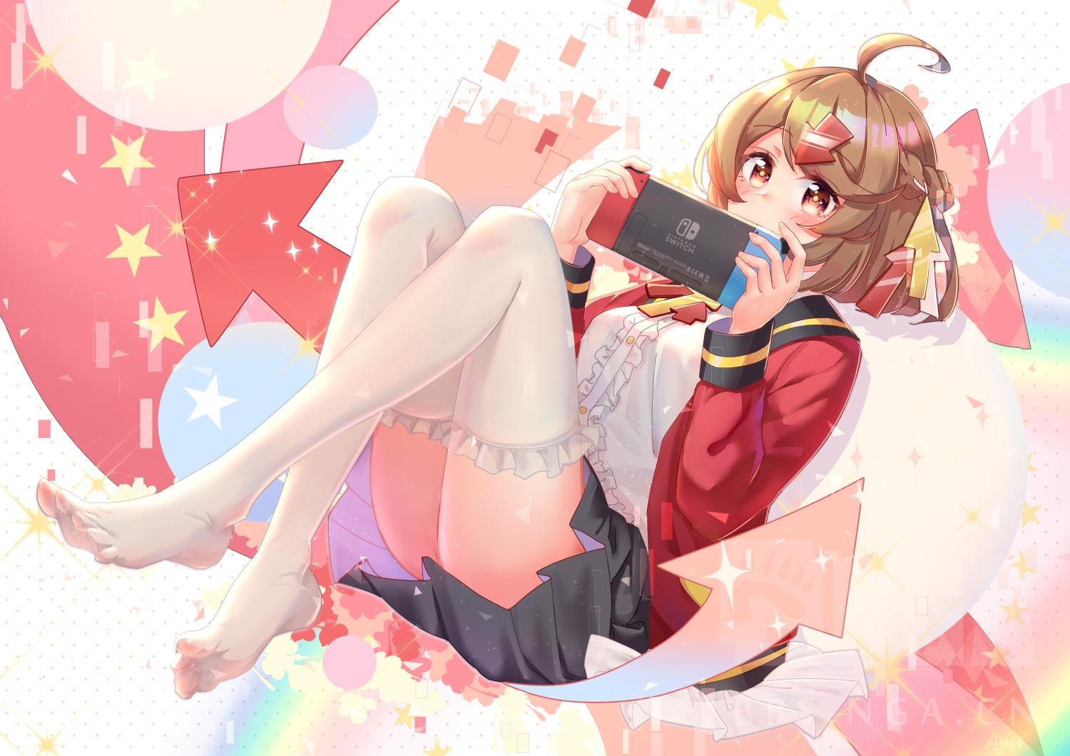 自我介绍游戏店看板娘16岁美少女田汐汐来啦