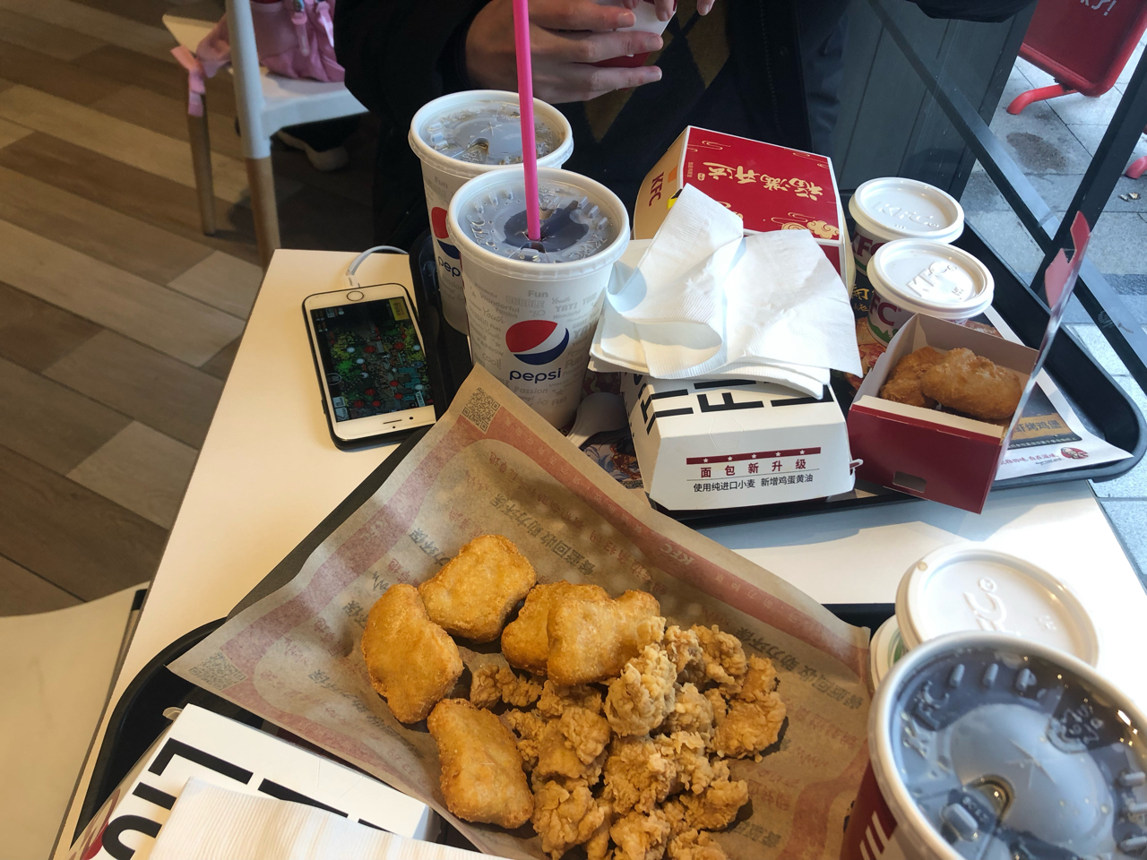 kfc水两人吃两份双人餐jpg