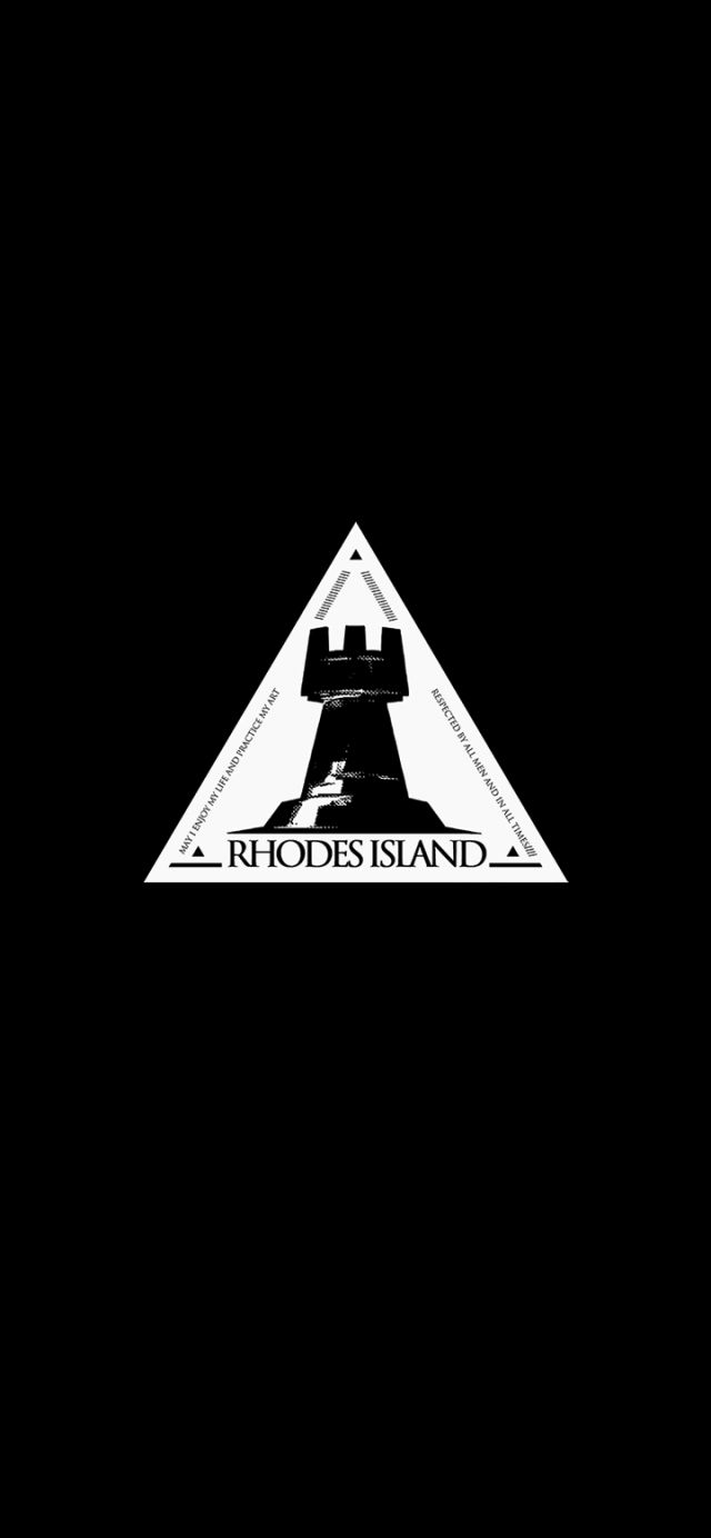 明日方舟-罗德岛驻艾泽拉斯大使馆 [手机壁纸]自制泰拉各势力logo纯黑
