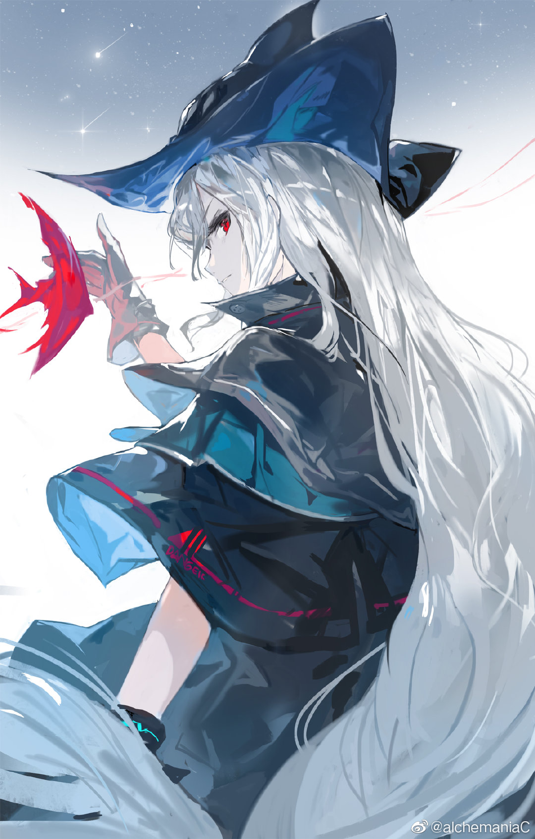 搬运亲爹画了斯卡蒂之后还有小马