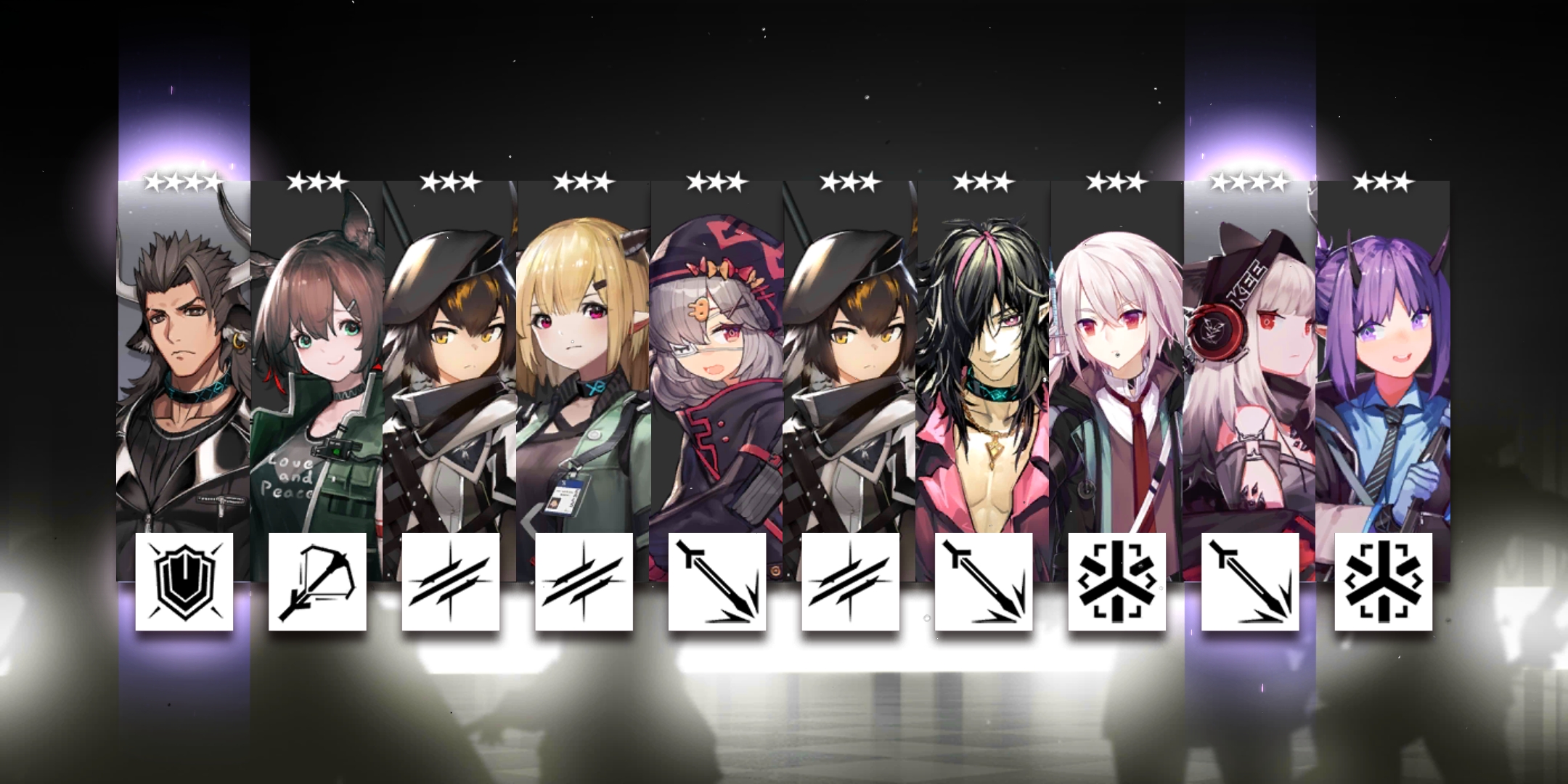 明日方舟-罗德岛驻艾泽拉斯大使馆 [疑问 真的有十连白光吗?