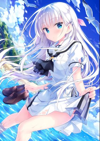 有没有二次元小女孩傻白甜治愈人心甜到爆的图