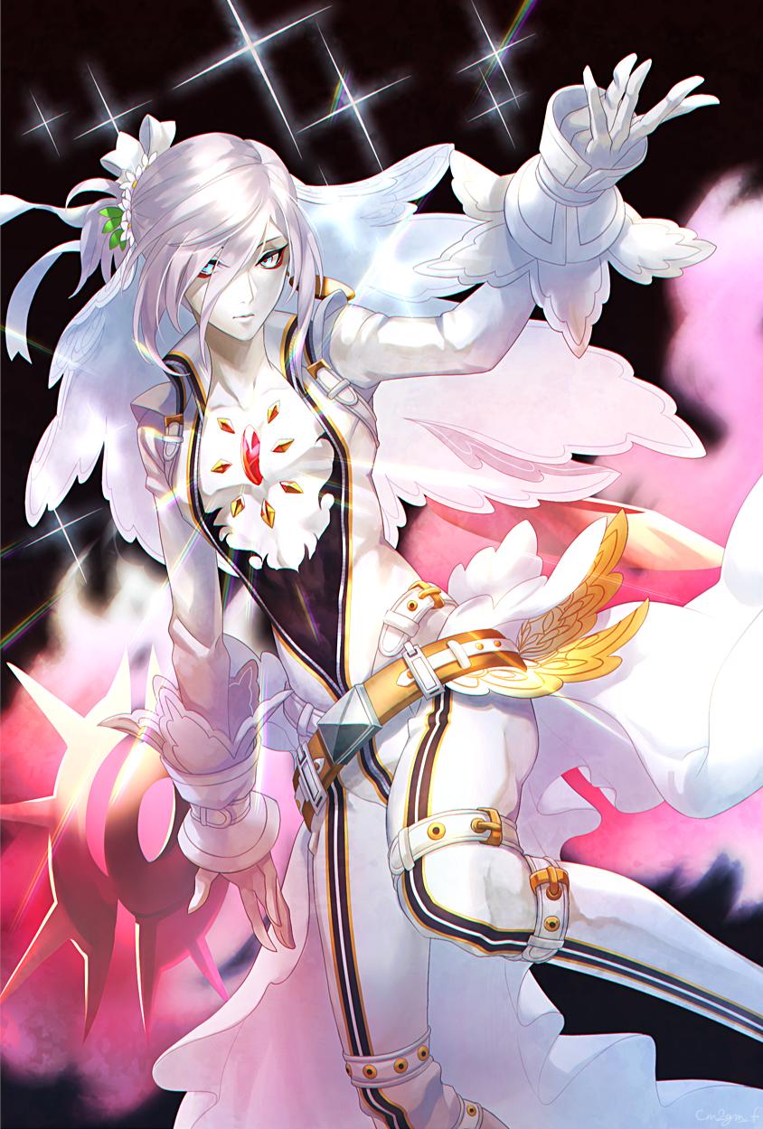 求一些男从者穿花嫁尼禄的衣服或者男从者女装的图片