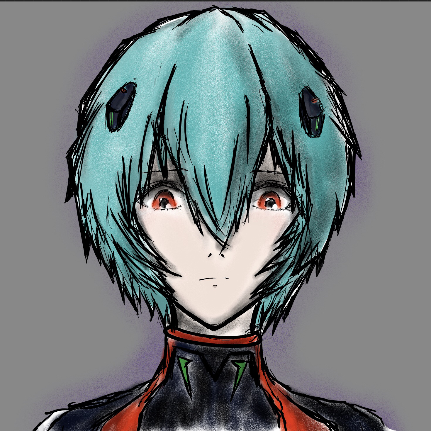 又手贱看了一遍evaq真的是气不打一出来顺便涂个绫波