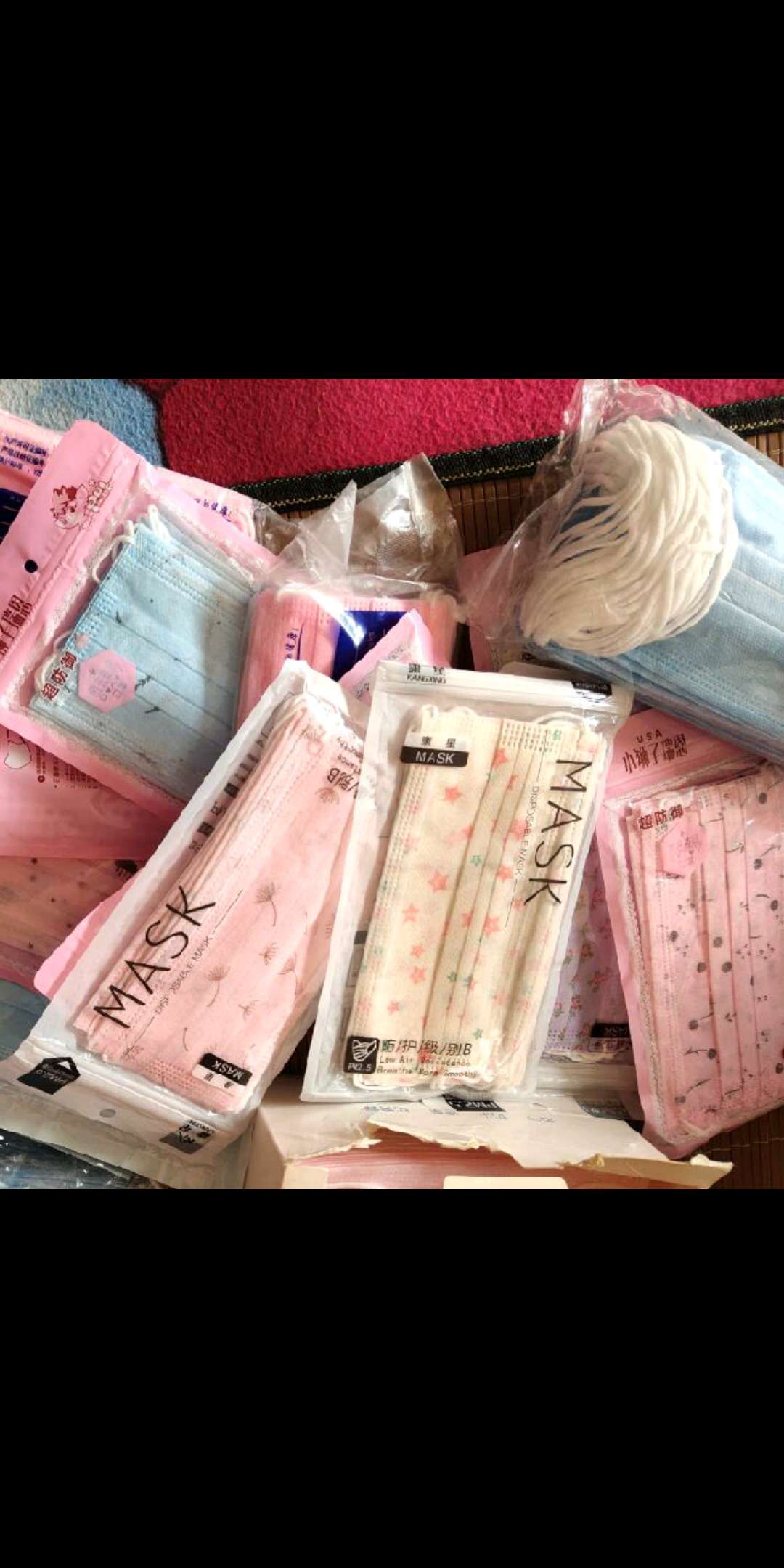 家里翻出来一堆口罩.也不知道哪个能用.