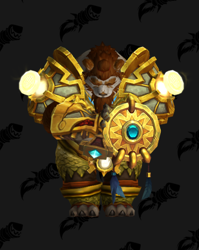 只爱幻化77熊猫人板甲皮甲幻化过年喜庆风格财源滚滚平平安安