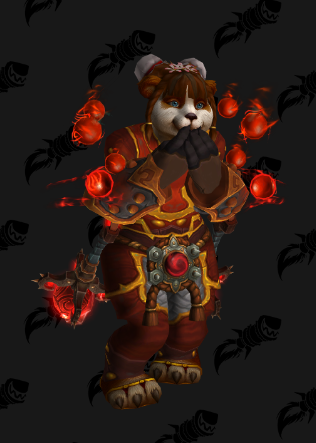 只爱幻化77熊猫人板甲皮甲幻化过年喜庆风格财源滚滚平平安安