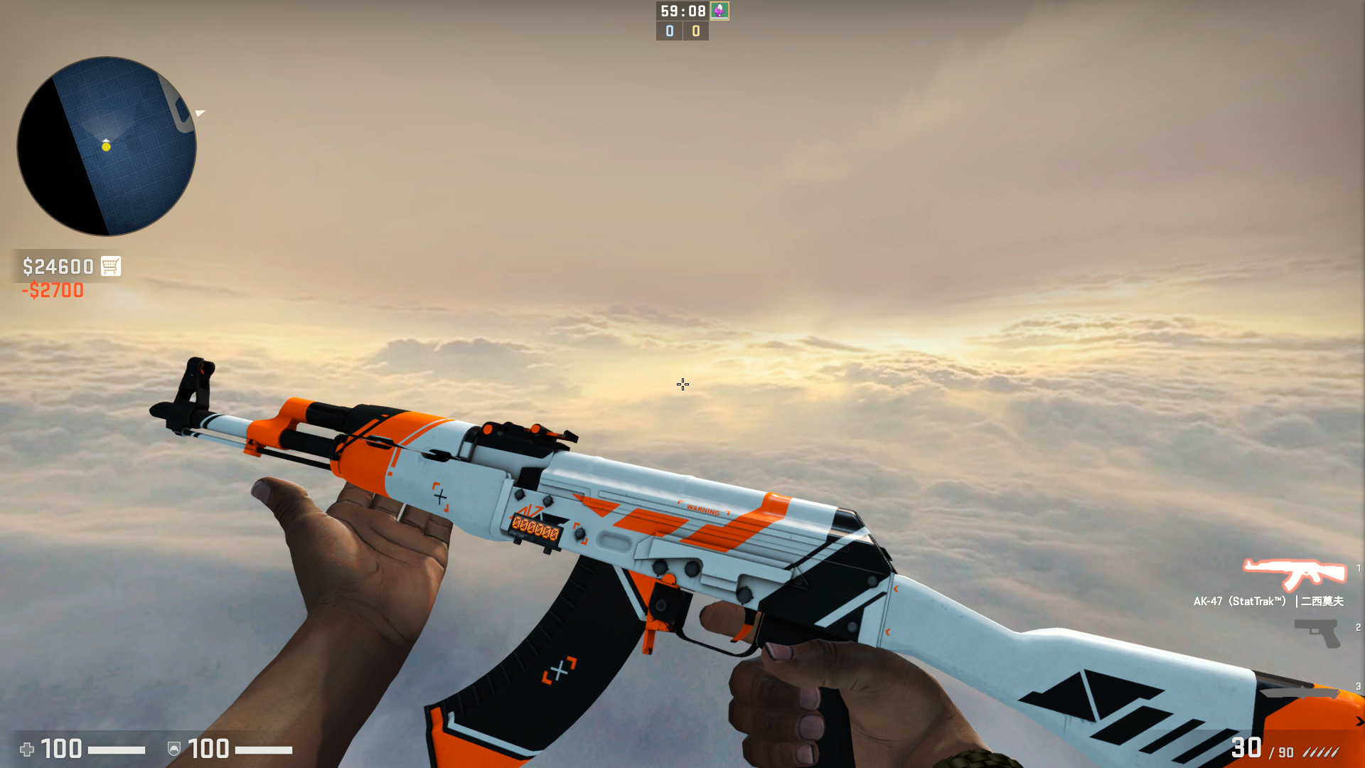 [饰品出售]崭新暗金二西莫夫ak,低价出