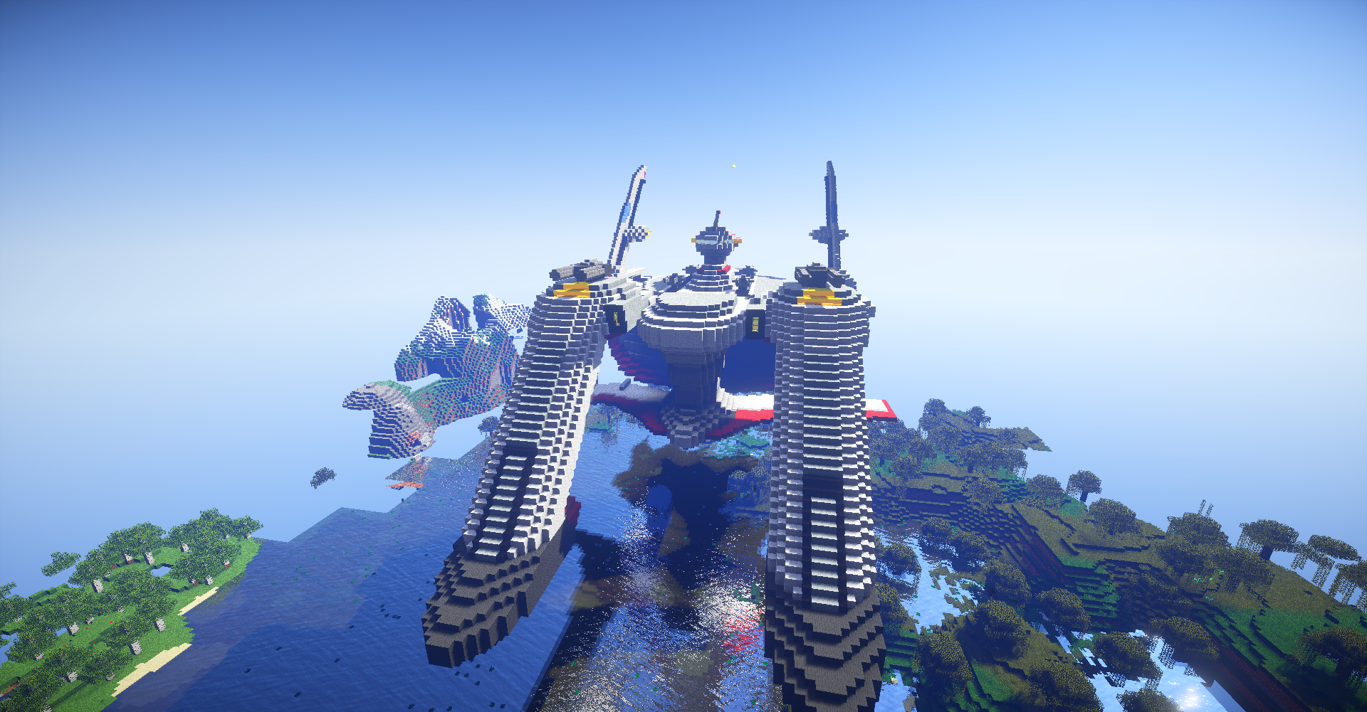 同人minecraft作品高达seed大天使号